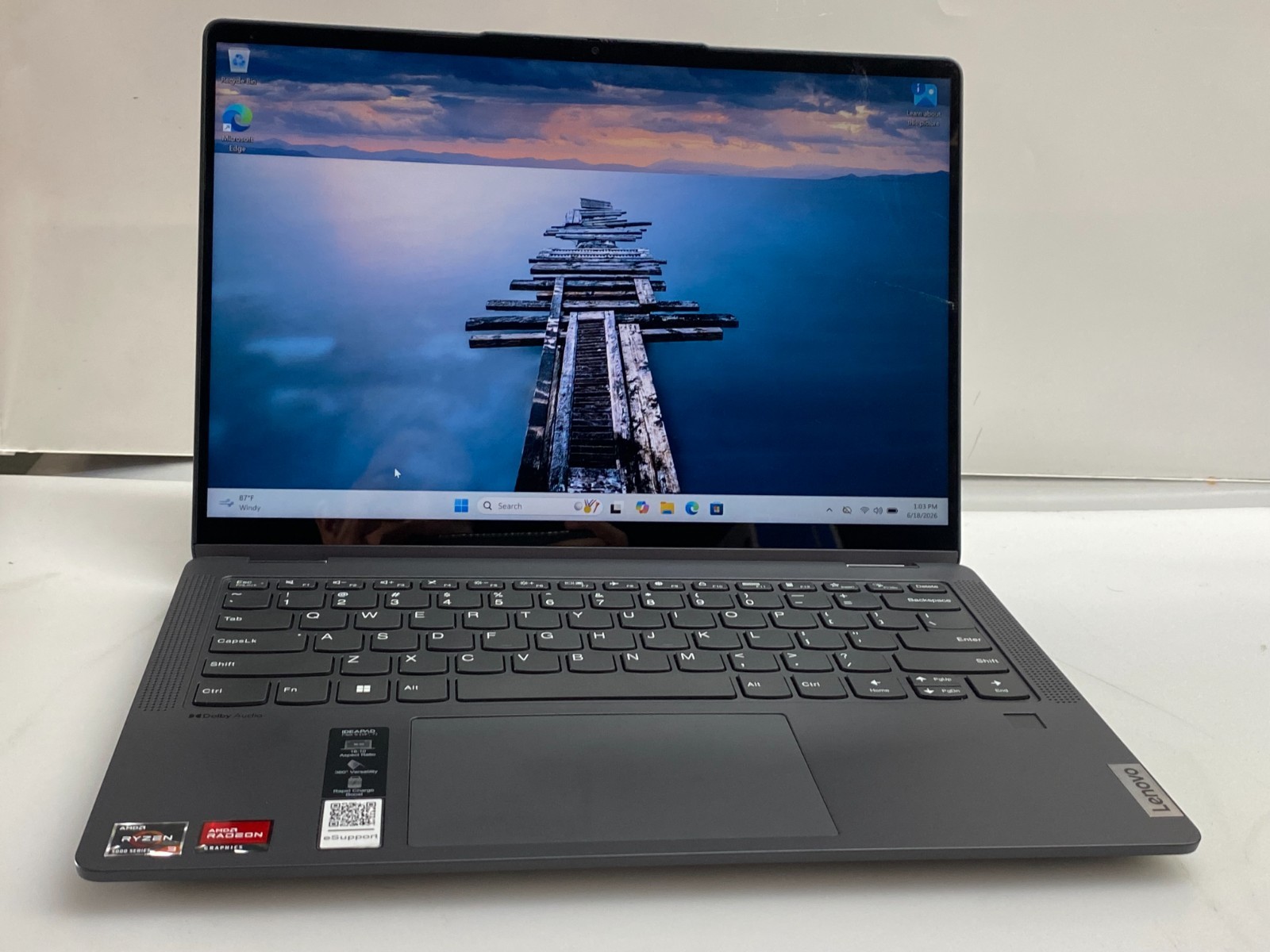 Lenovo IdeaPad Flex 5 14″ Touch Ryzen 3 2.7GHz 8GB RAM 256GB NVMe Radeon W11H