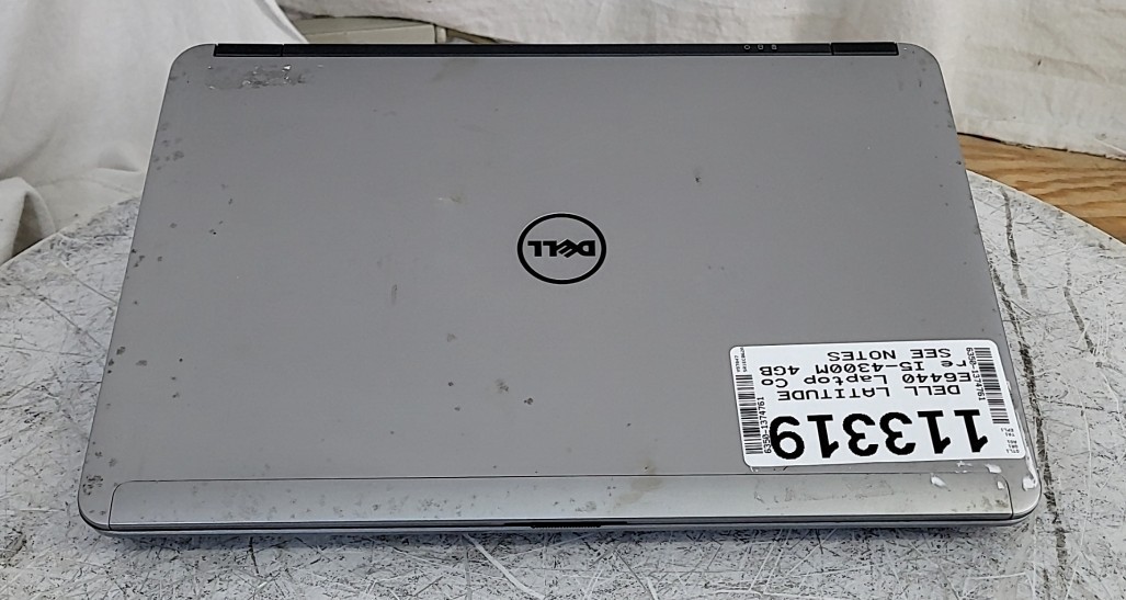 DELL LATITUDE E6440 Laptop Core I5-4300M 4GB SEE NOTES