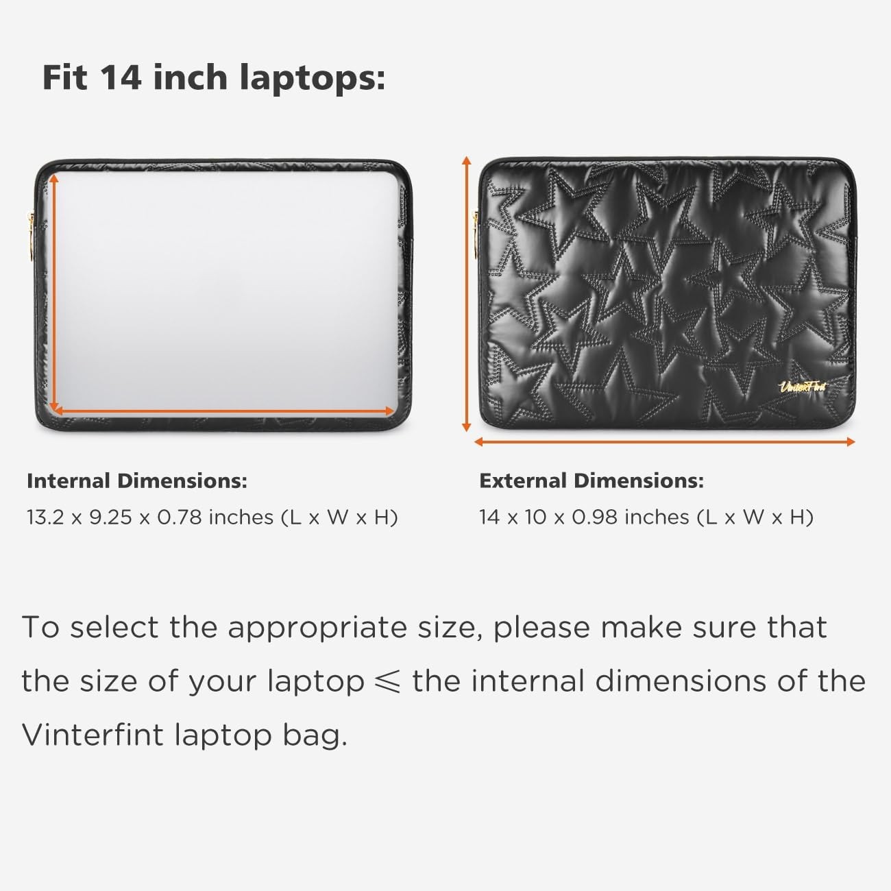14 inch Laptop Sleeve Case for 14″ MacBook Pro M5 M4, Surface Laptop Studio 2
