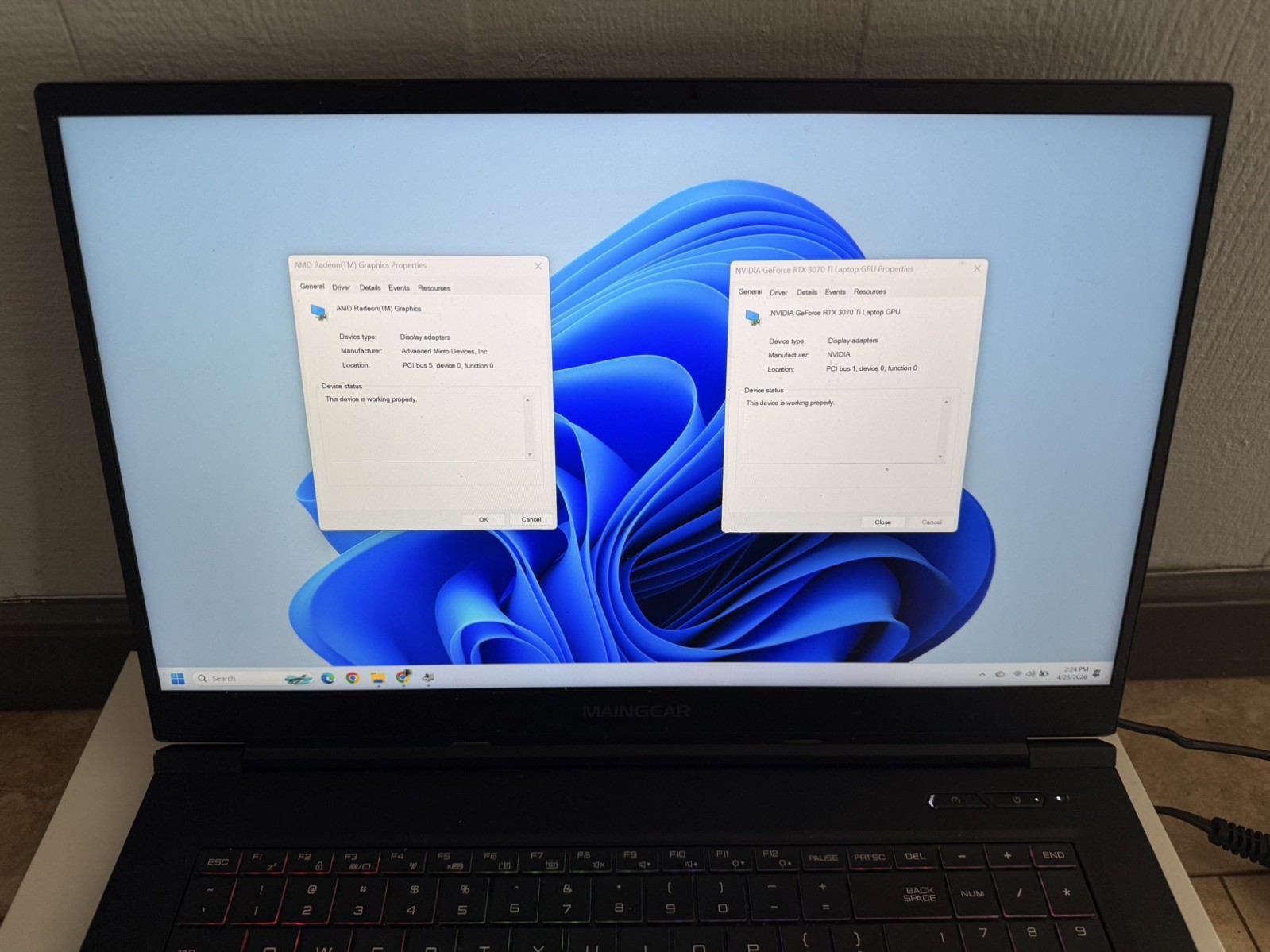 MAINGEAR Vector Pro 2 Gaming Laptop — Ryzen 9 6900HX | RTX 3070 Ti | 32GB DDR5 |