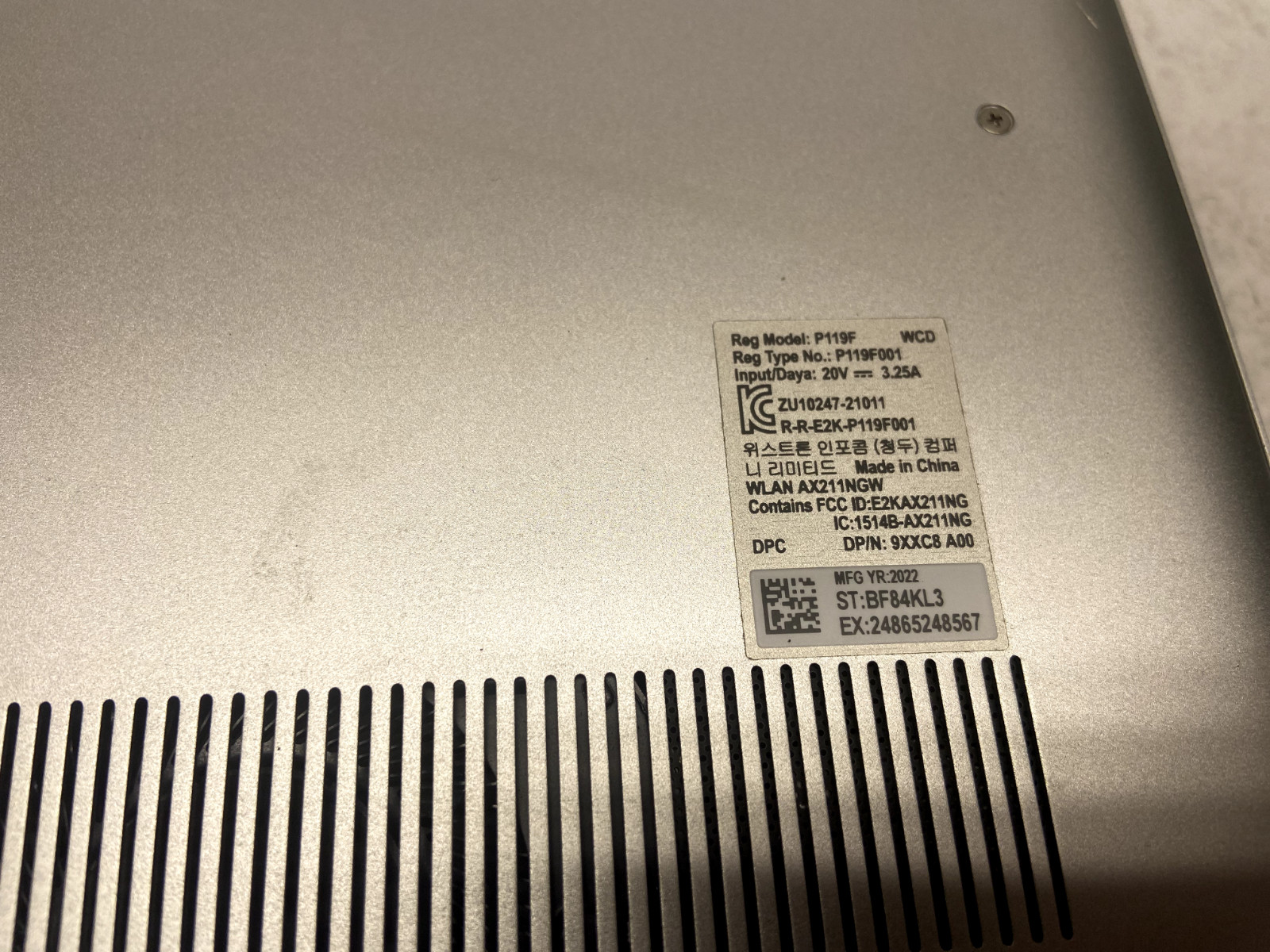 Dell Inspiron 16 7620 Intel Core i5-1235u 8GB 512GB SSD Windows 11