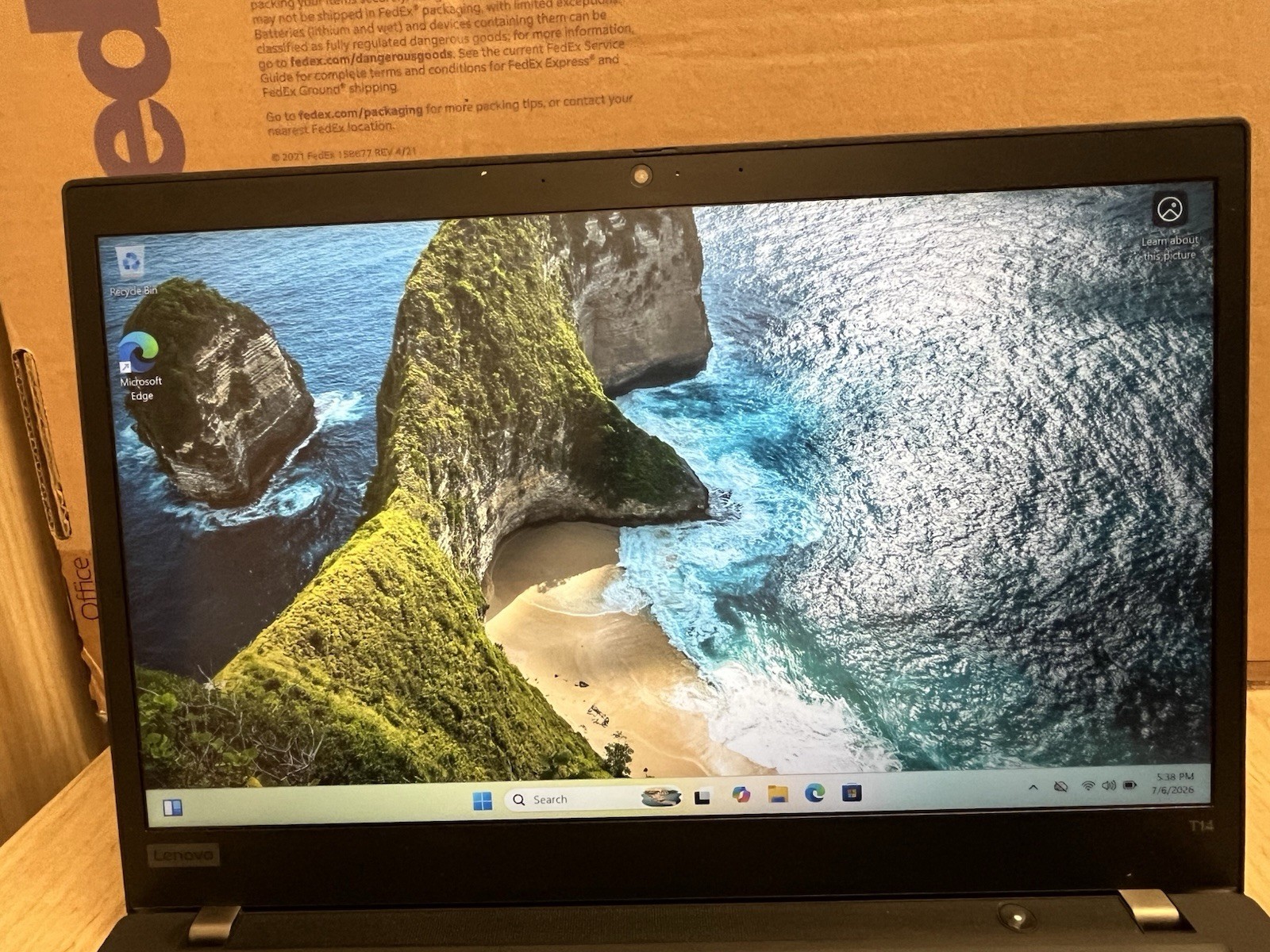 Lenovo ThinkPad T14 Gen 2 14 500SSD Intel Core i7-1165G7 2.8GHz 16GB Touchscreen