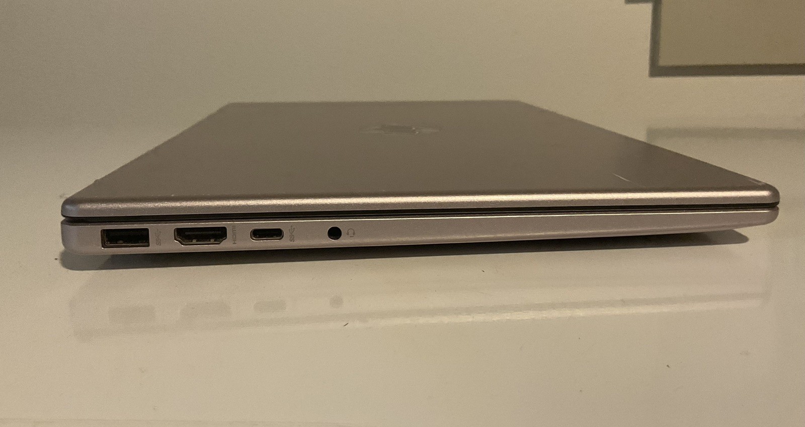 HP 14 inch HD Windows Laptop AMD Athlon Silver 7120U Processor 4GB 256GB SSD Tra