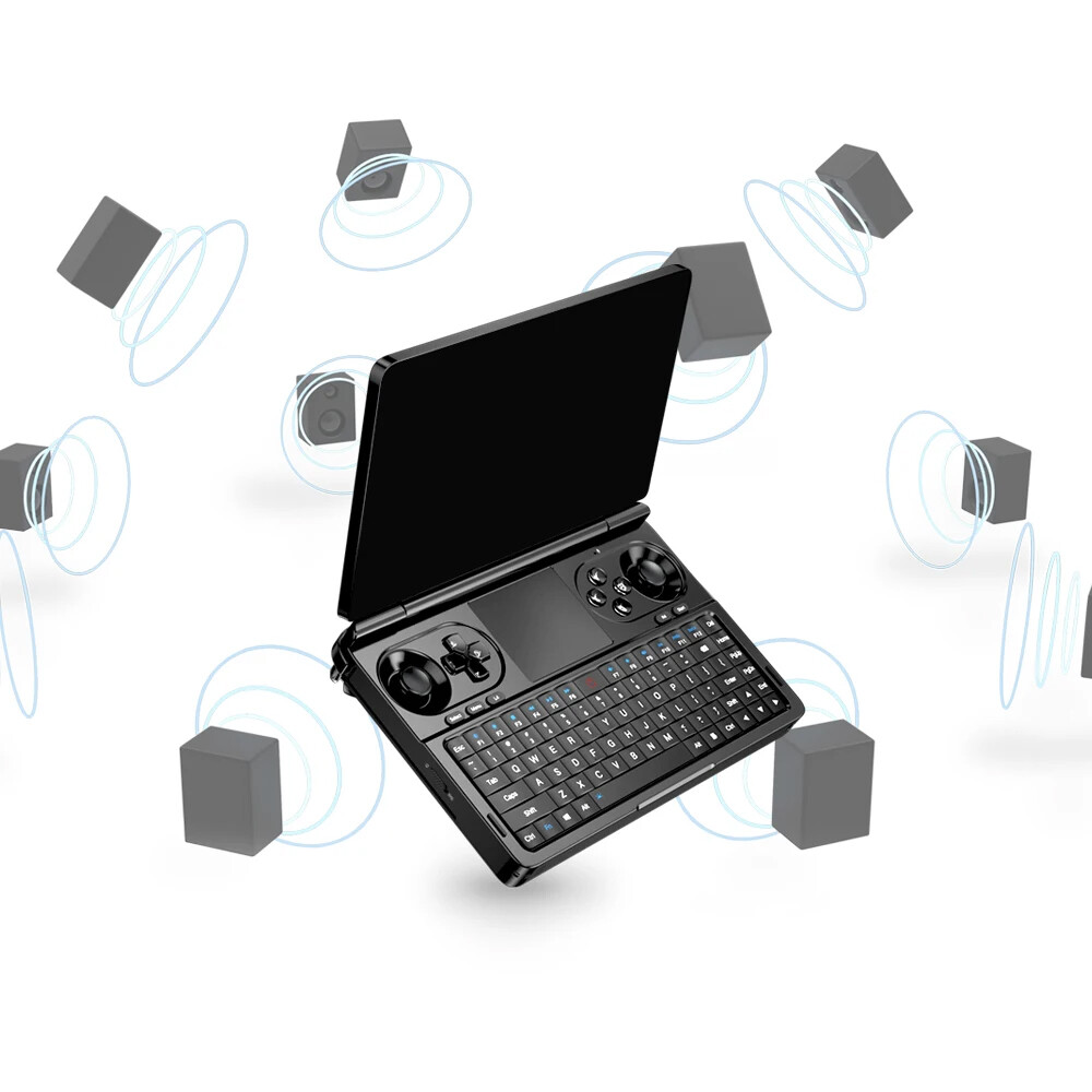 GPD WIN Mini 2025 7in Handheld Gaming PC With Carry Case and Grip AMD AI 9/8840U