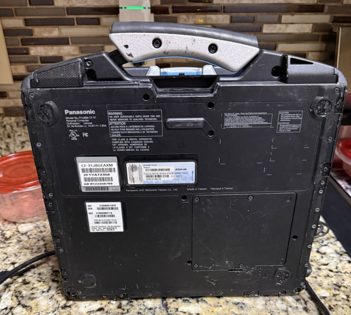 Panasonic Toughbook CF-31 Intel Core I5-2520M CPU @ 2.50GHz 500GB Windows 10 8GB
