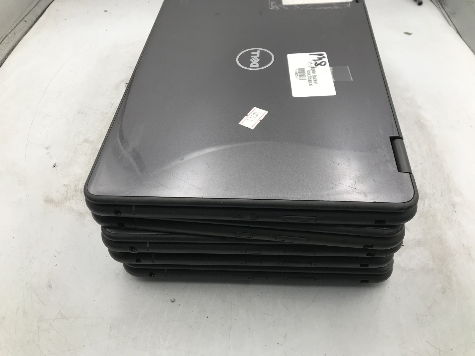 DELL LATITUDE 3189 – LOT OF 5 – FOR PARTS/REPAIR – VARIOUS CONDITIONS – READ -BB