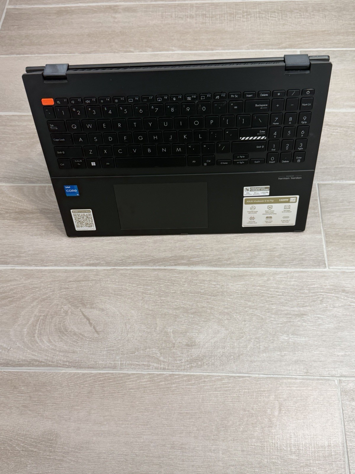 Asus Vivobook S 16 Flip Touch Laptop Core i5-1335U 8GB RAM 512GB NVMe SSD Win-11
