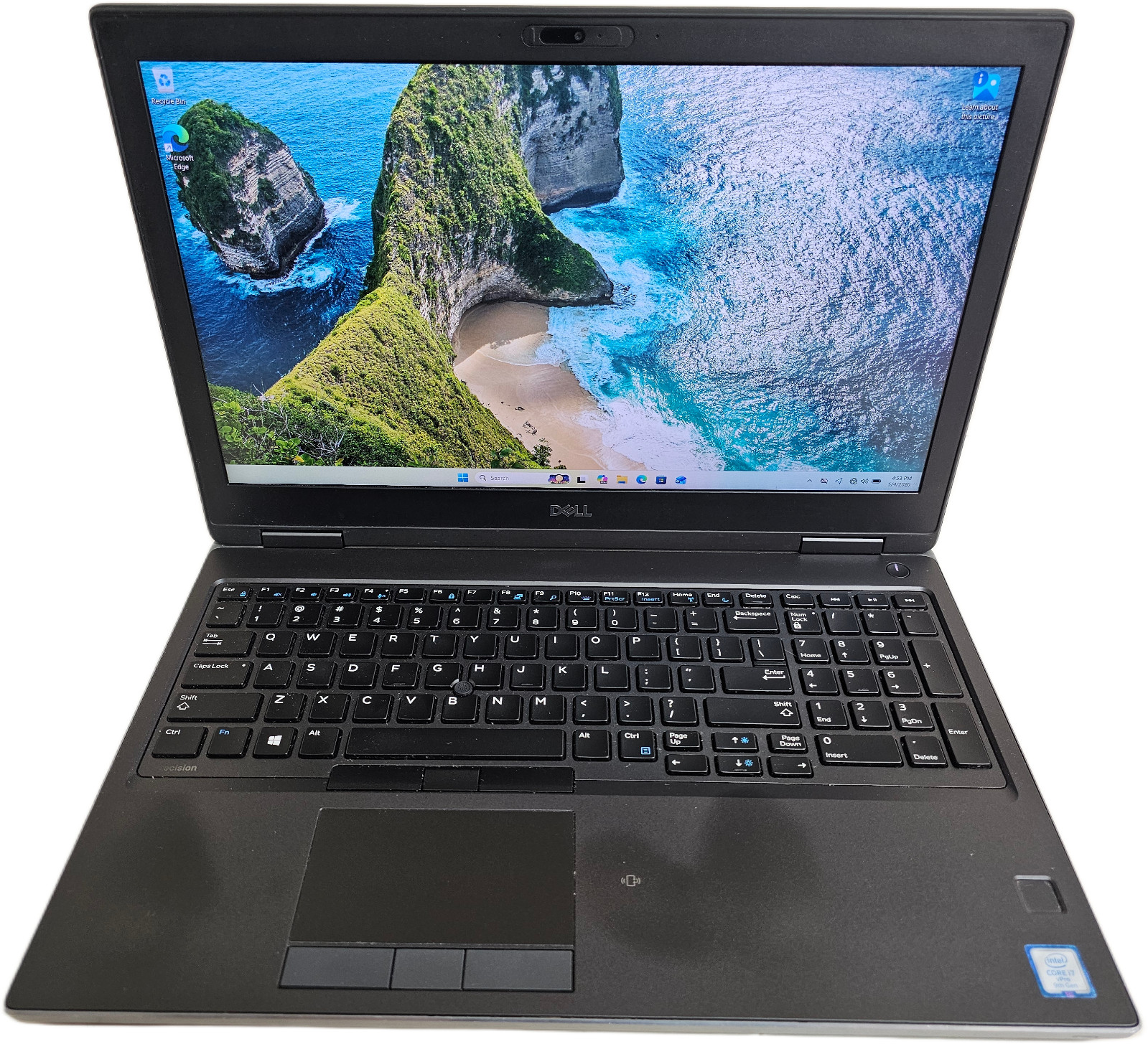 Dell Precision 7540 Laptop – 2.6 GHz i7-9750H 32GB 256GB Webcam T1000 15.6″ SP10