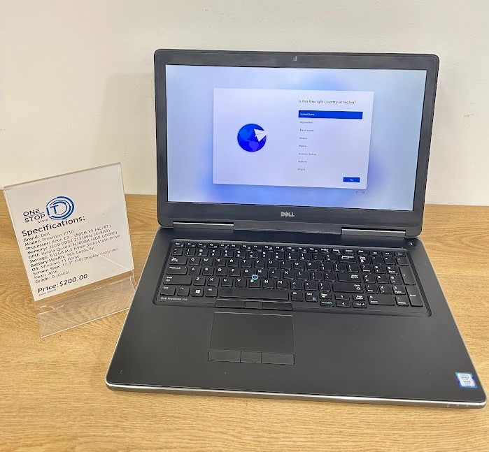 Dell Precision 7710, Xeon E3 1505M V5, 32GB DDR4, Quadro M3000M, 512GB SSD, 2016