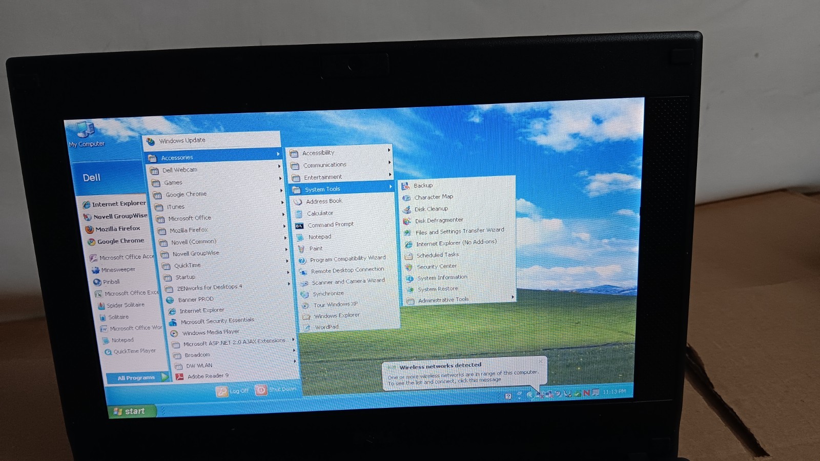 Dell Latitude 2110 Laptop Intel Atom N470 @ 1.83GHz 2GB 10.1″ LCD Windows XP pro