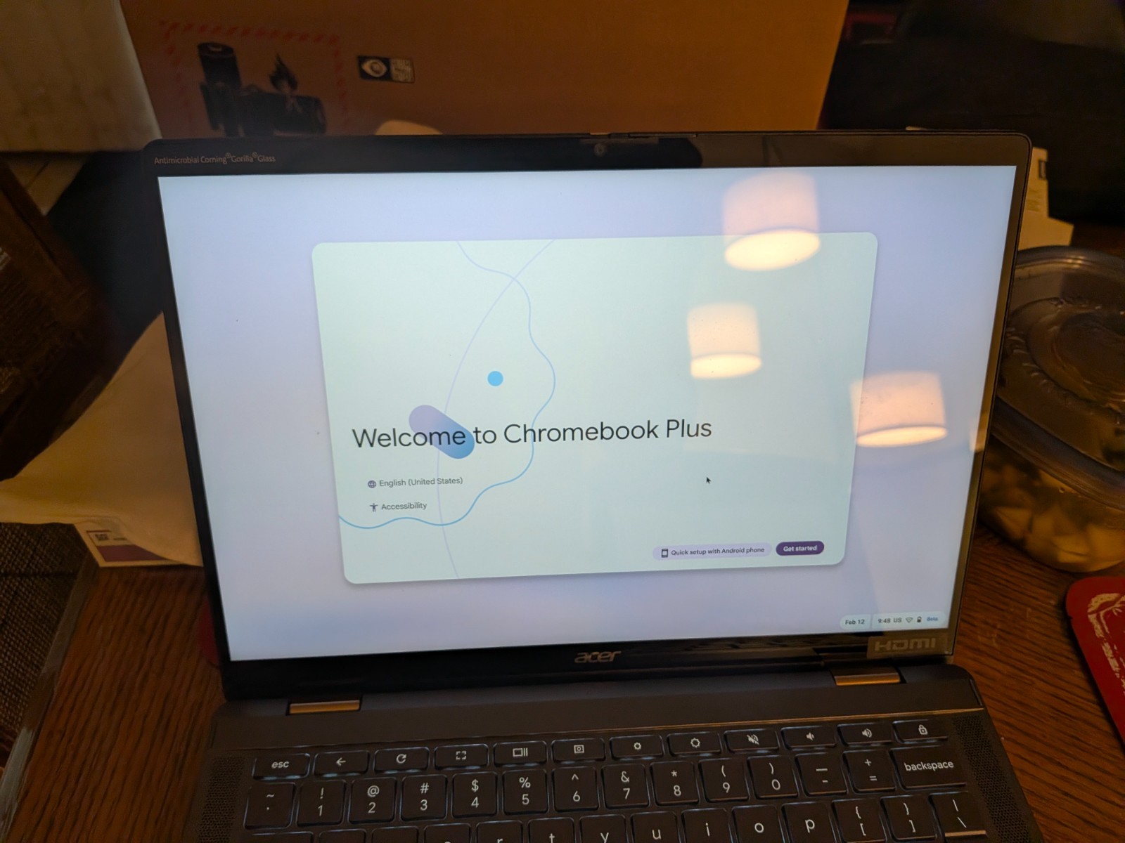 Acer Spin 714 Chromebook Plus – 14″ 2-in-1 Touchscreen – Intel Core i5 – 8GB RAM