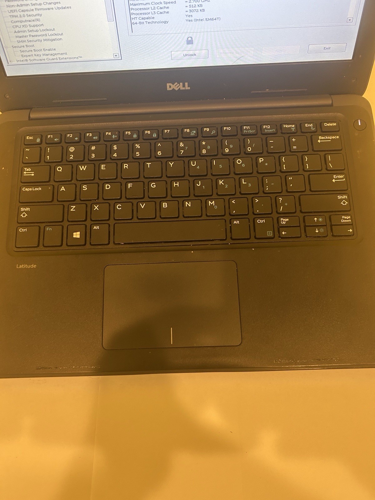 Dell Latitude 3380 Laptop i5-7200U 8GB R Boots to BIOS BIOS Unlocked GRADE B