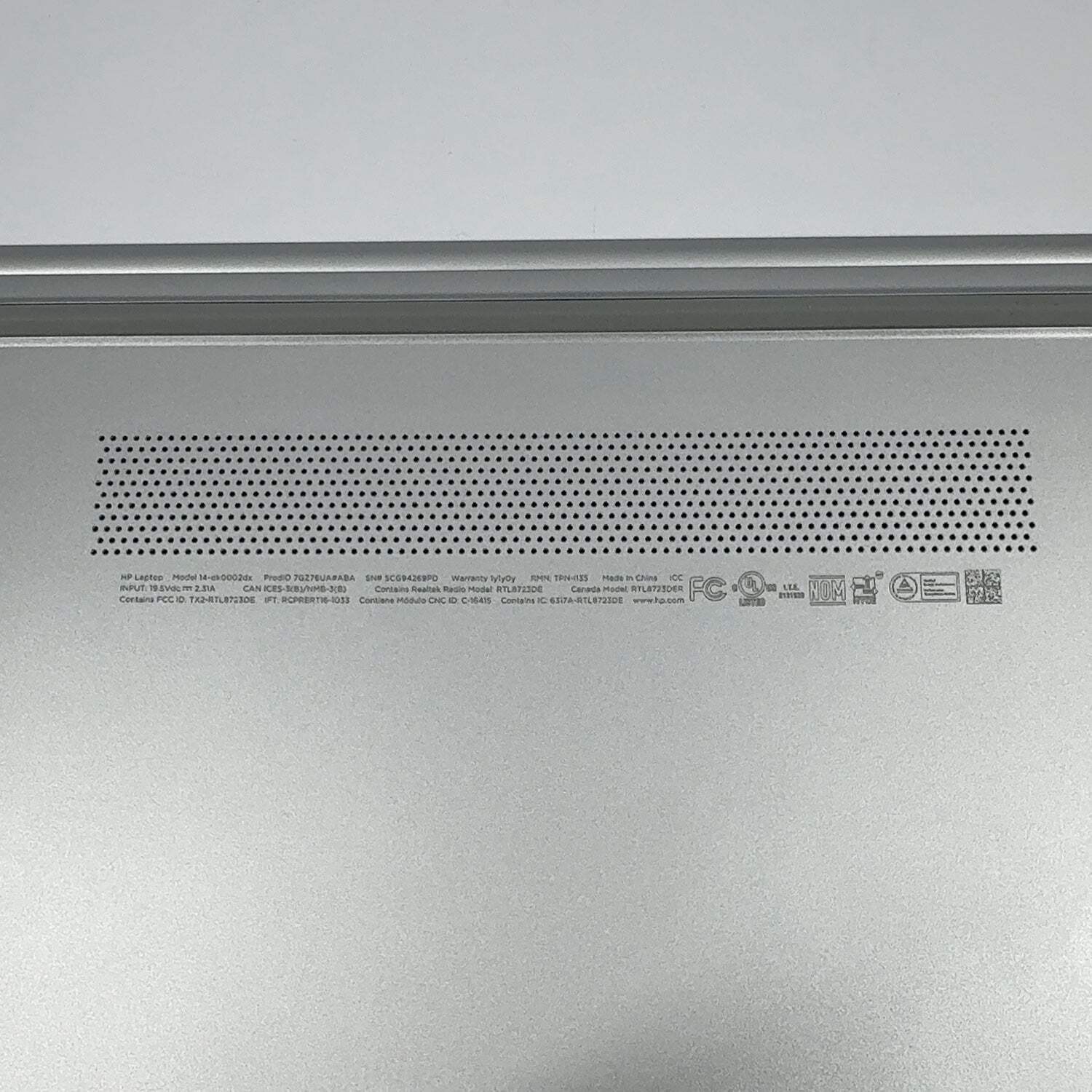 HP NoteBook 14-dk0002dx A9-9425 3.10 4GB RAM 128GB SSD