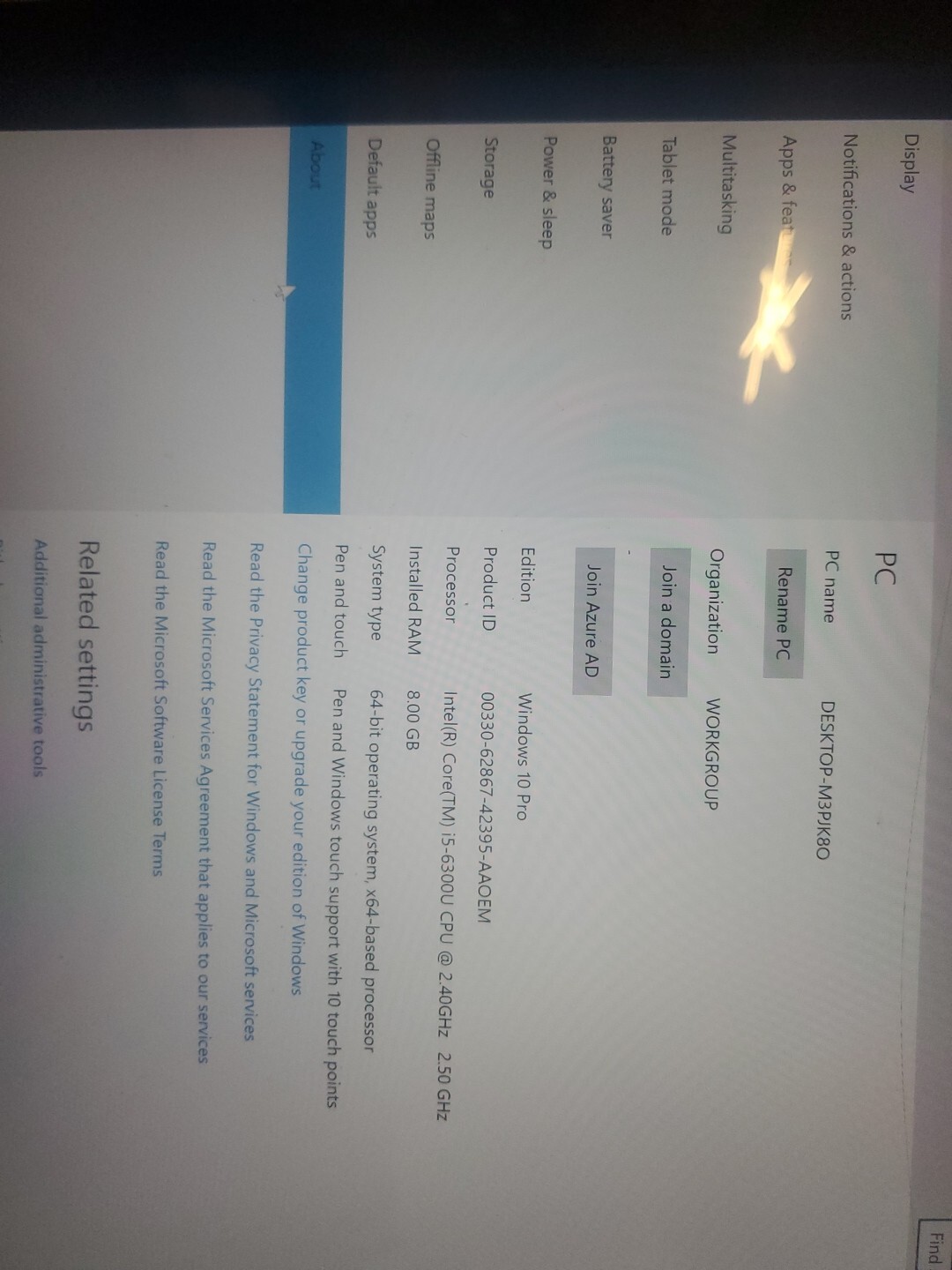 Microsoft Surface Book – Intel Core i5-6th Gen 256GB (8GB RAM )