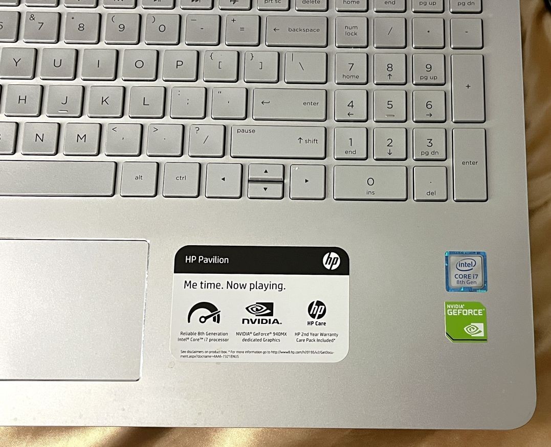 HP PAVILION LAPTOP 15-cc1xx, 16GB/1TB/i7-8550u/WINDOWS 11 Home, DIAGNOSTICS DONE