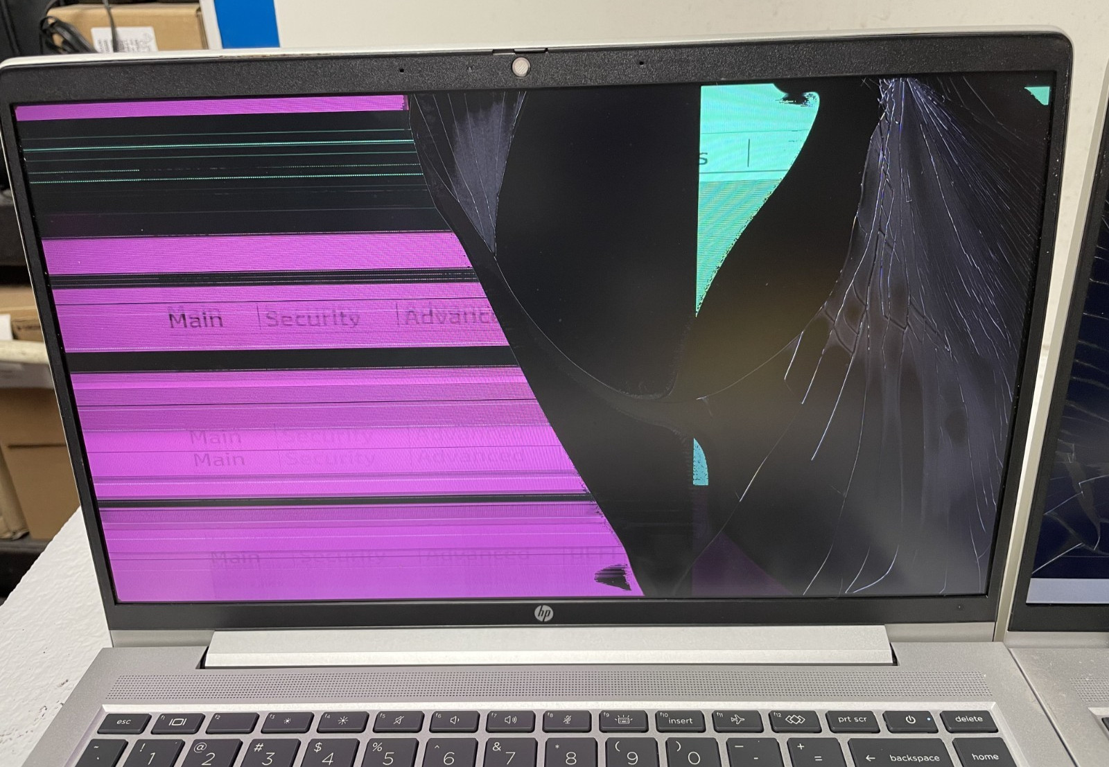 Lot of 2 HP ProBook 445 G10 14″ AMD Ryzen 5 7530U 8GB RAM NO SSD BrokenScreen