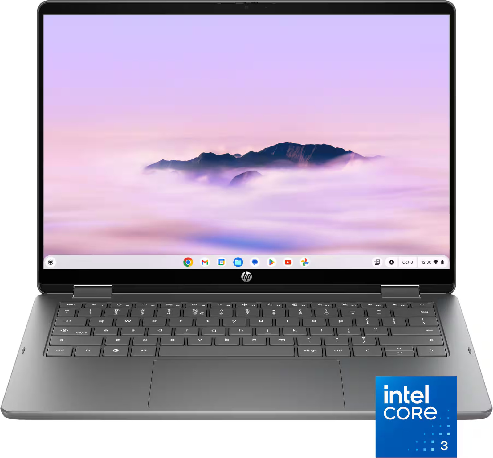 HP – 14 in 2K Touchscreen 2-in-1 Chromebook Plus – Intel Core 3 N355 – 8GB