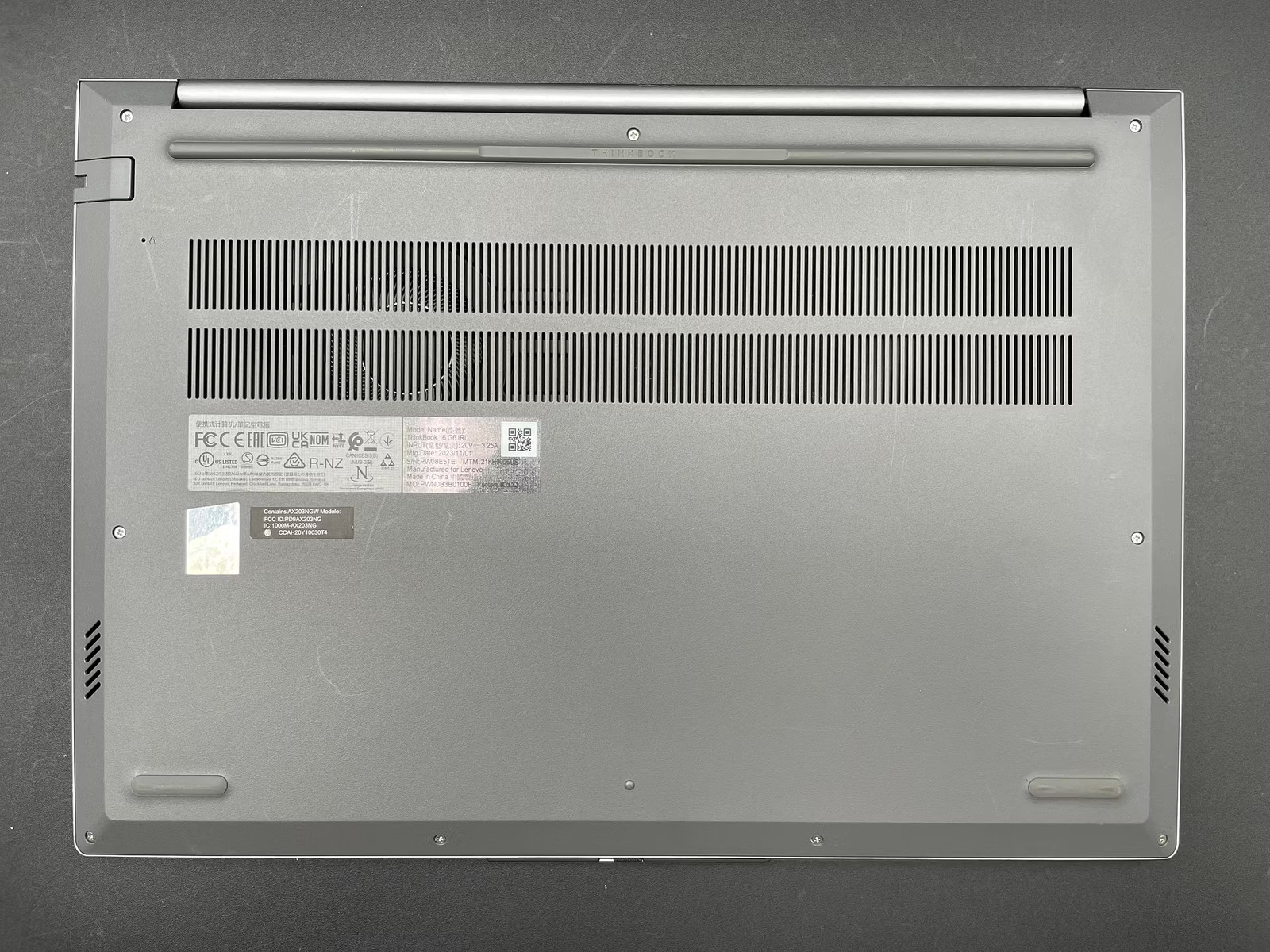 Lenovo ThinkBook 16 G6 IRL Used 16″ (i5-1335U-16GB-256GB NVMe)