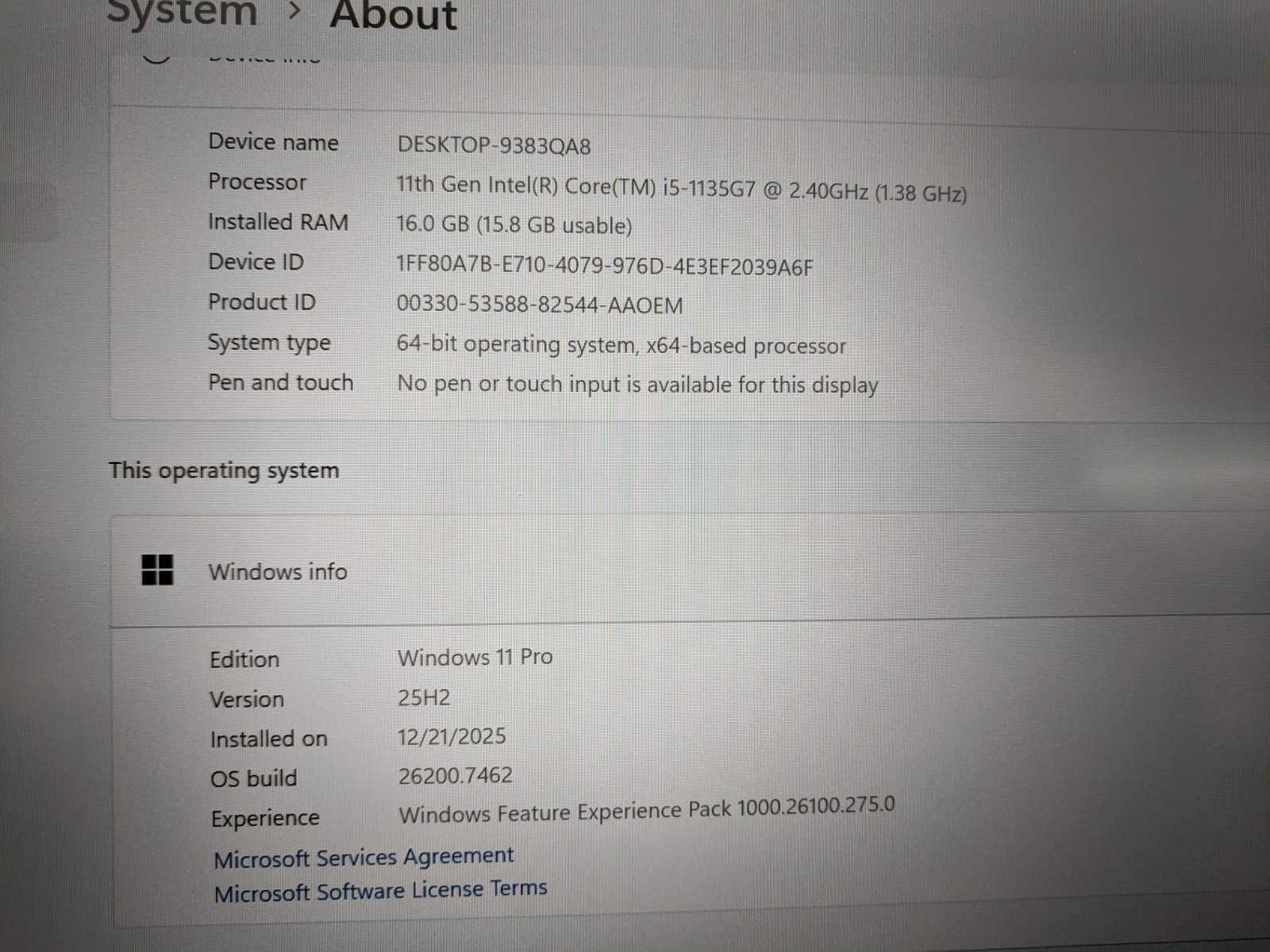 Dell Latitude 5420 – i5-1135G7 @2.4GHz – 14″ FHD – 16GB – 256GB NVMe Wi-Fi/BT