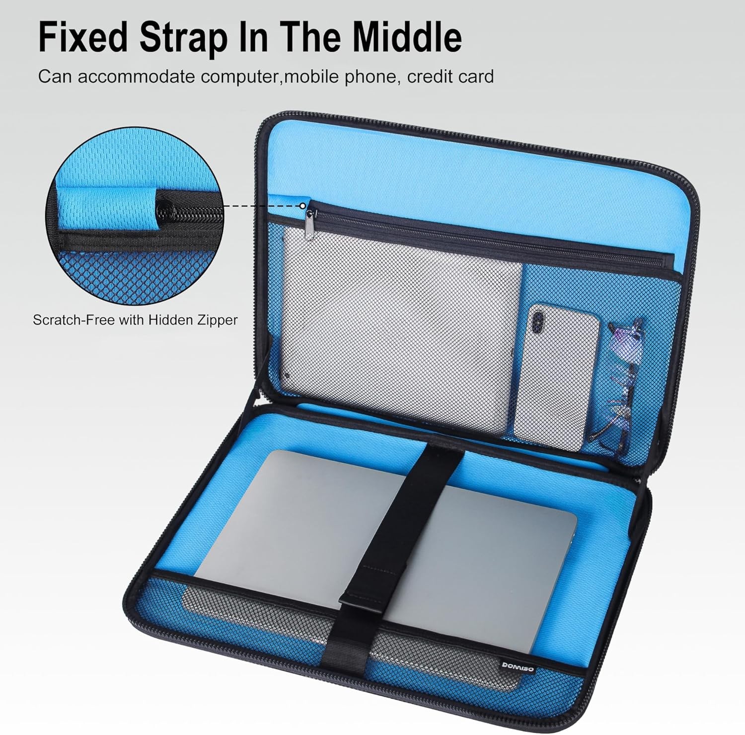 15.6-16 Inch Laptop Hard Case, Waterproof Shockproof Hard Shell Laptop Sleeve fo