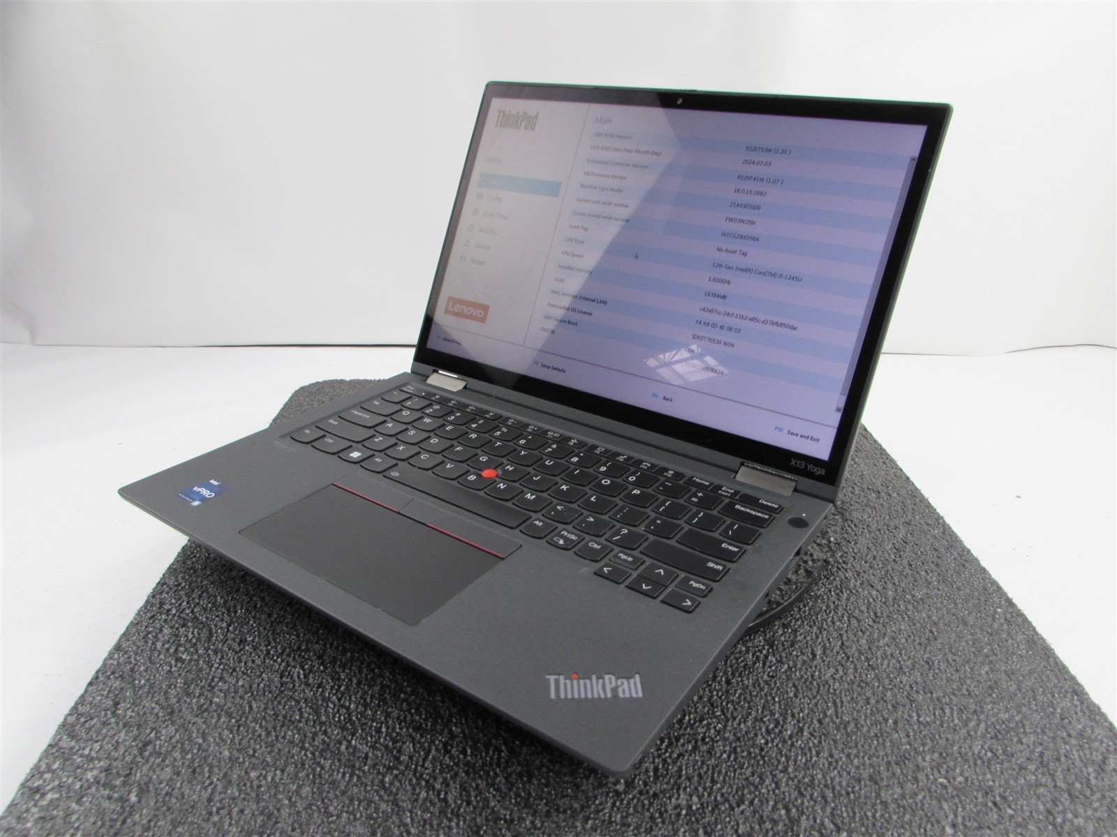 LENOVO THINKPAD X13 YOGA (Gen 3) 13.3″ 2-in-1 I5-1245U 256GB SSD 16GB RAM WIN 11