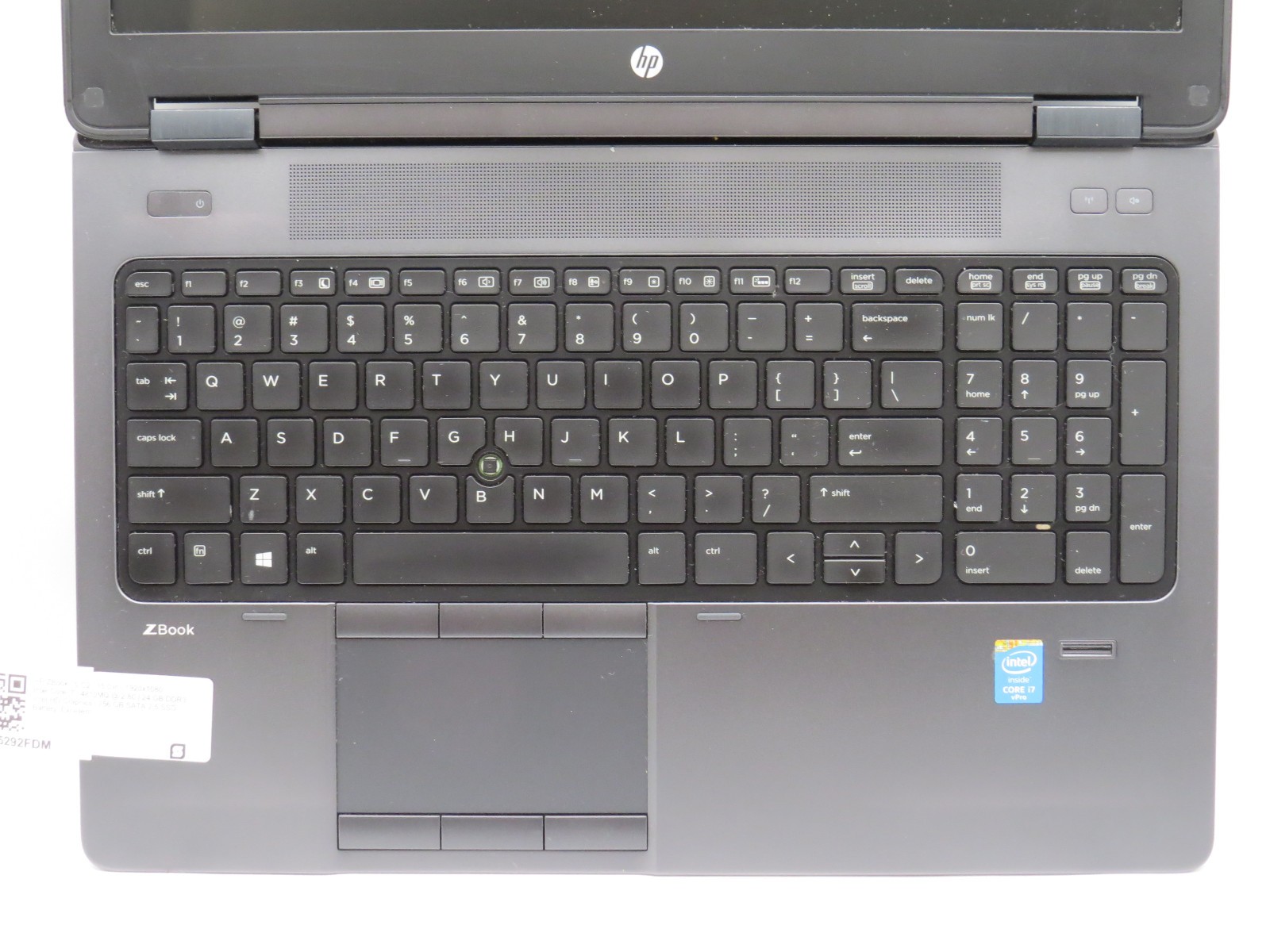 HP ZBook 15 G2 i7-4810MQ 24GB DDR3 256GB SSD K1100M 15″ No OS