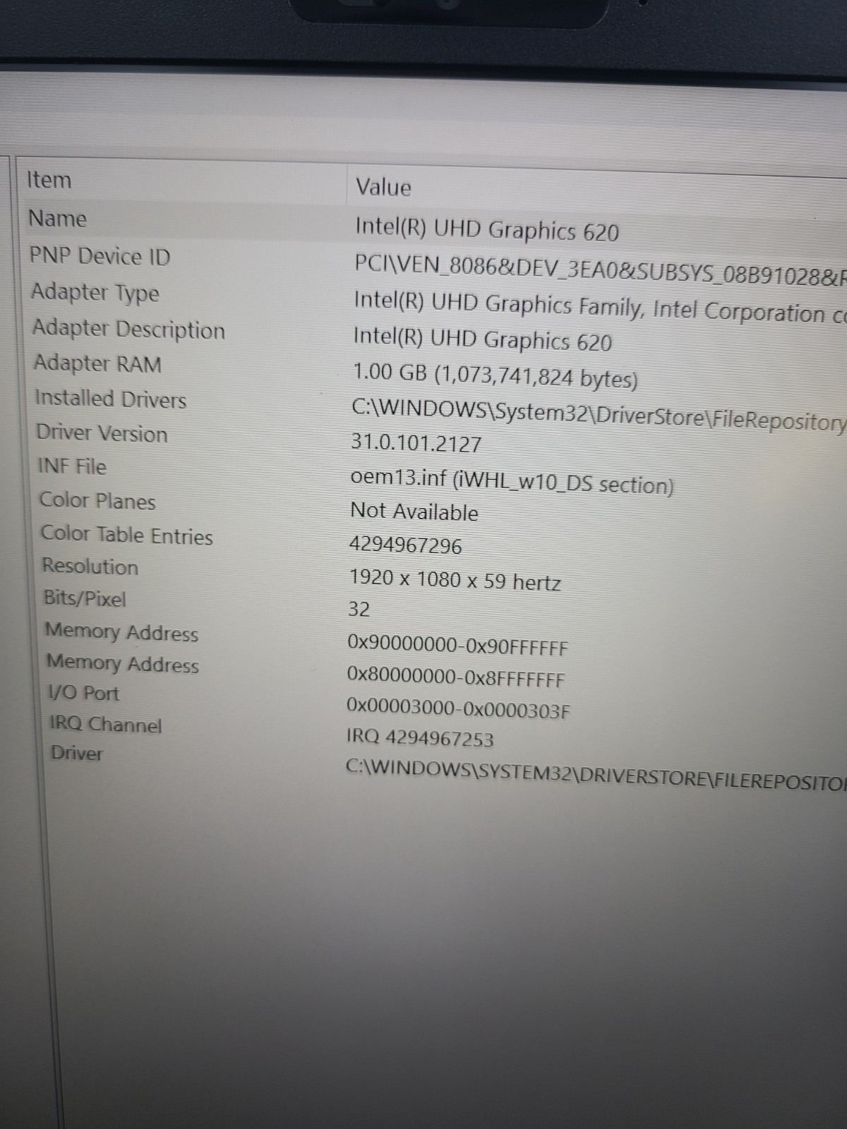 Dell Latitude 5500 i5-8265U 1.60GHz 8GB Ram 256GB SSD Win 11 Pro