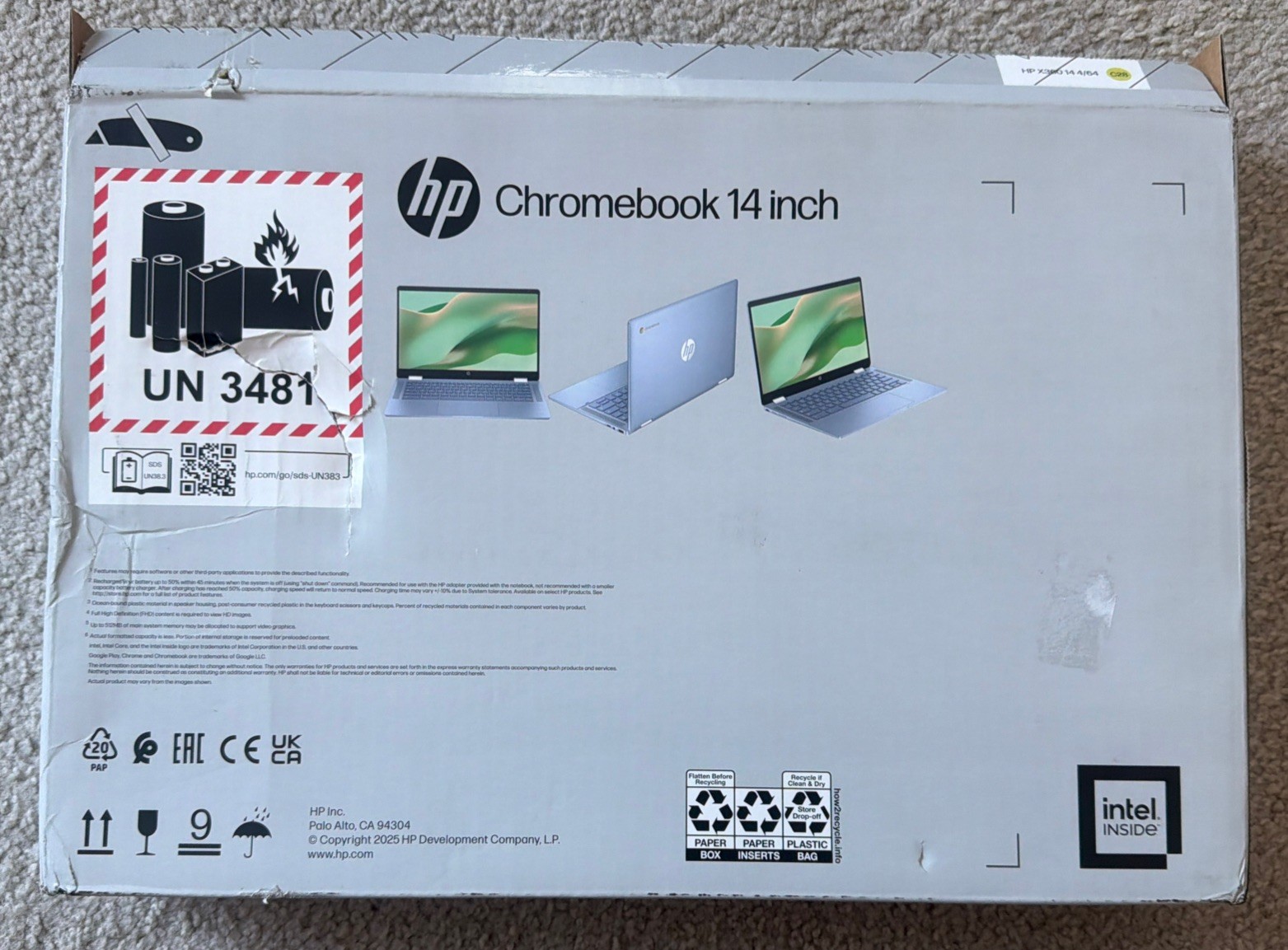 HP 14b-cd0130wm 14″ FHD Touchscreen Celeron N100 1GHz Intel UHD Graphics 4GB RAM