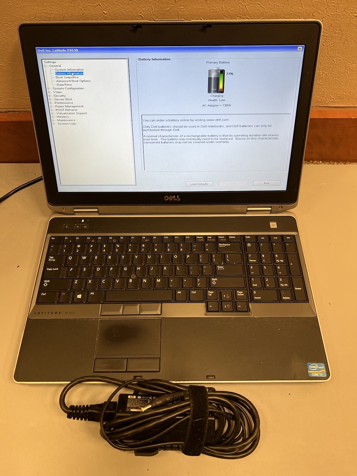 Dell Latitude E6530 15.6″ Core i7-3520M @ 2.90GHz 6GB RAM 500GB HDD WIFI WIN 10