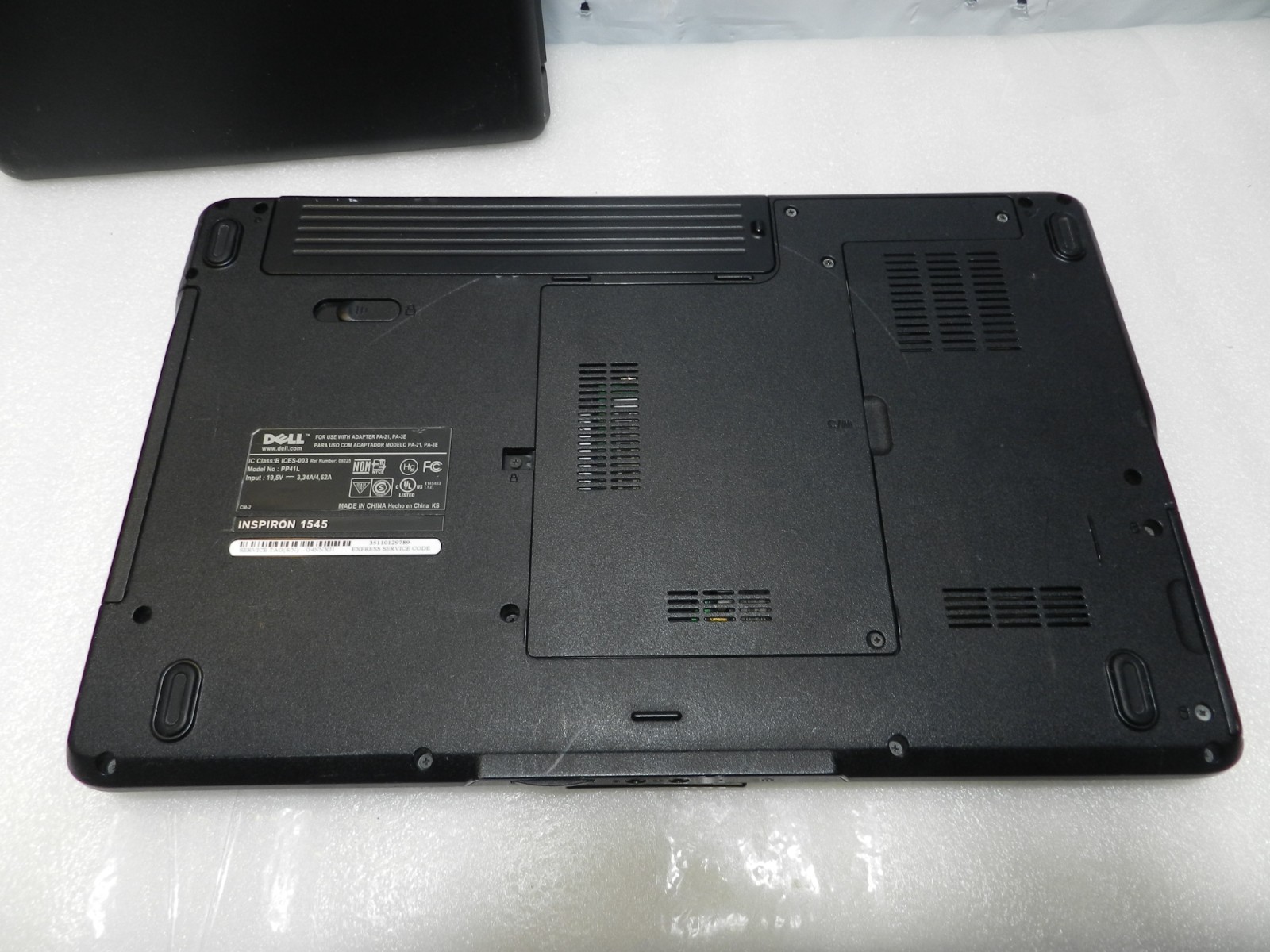 5 Laptops– Dell/HP Untested for parts or repair (D87J)
