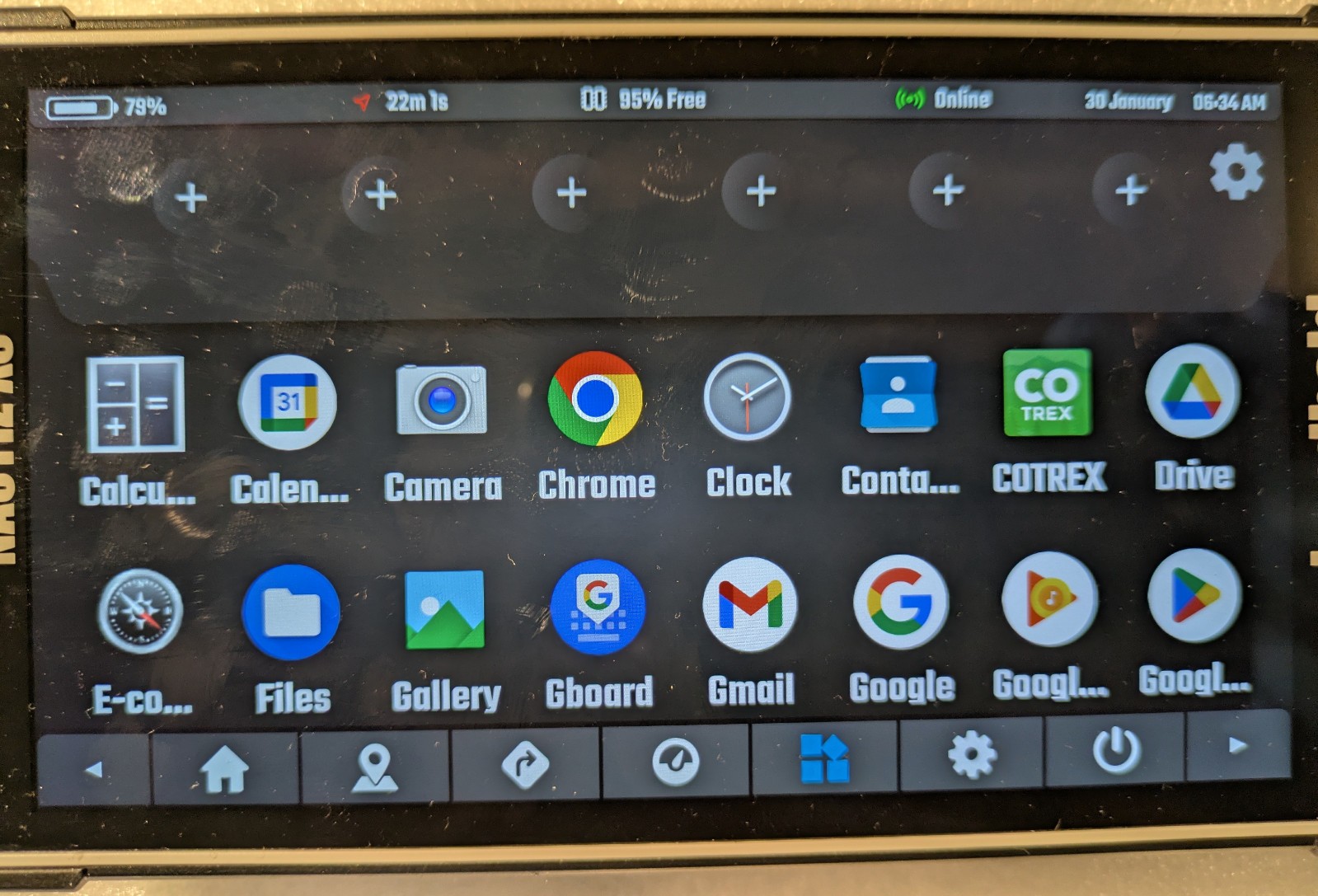 Ex-Military Rugged Android Tablet w/ Industrial GPS, Sensors & 8,000 mAh battery