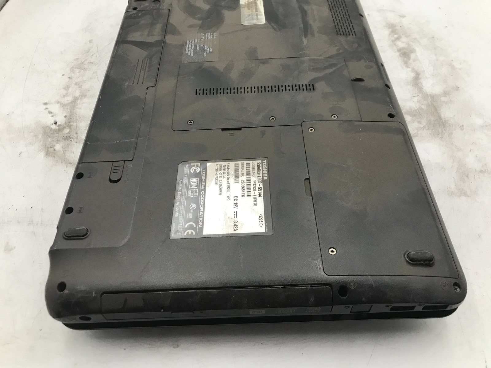 TOSHIBA SATELLITE L655 S5144 – FOR PARTS/REPAIR – INTEL I5 480M – NO RAM-READ-BB