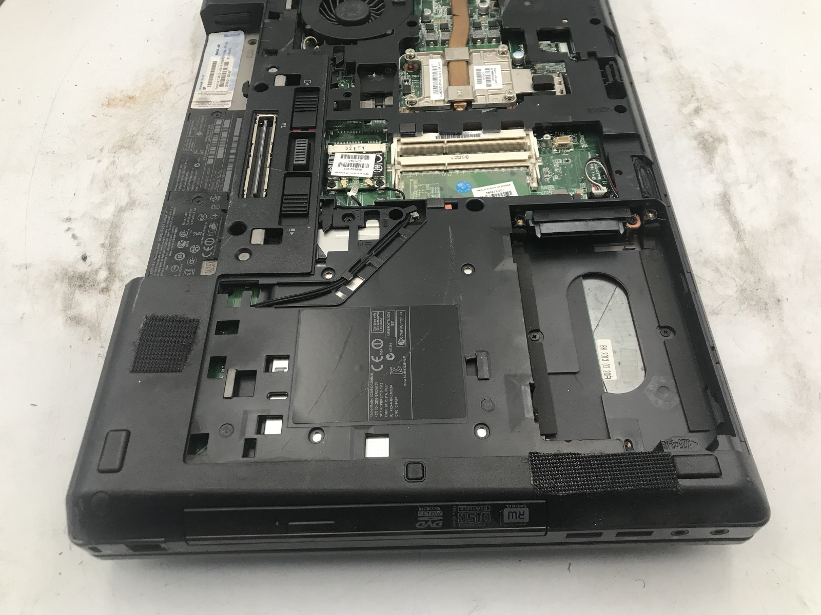 HP PROBOOK 6570B – BOOTS TO BIOS – INTEL I5 3340M – NO RAM – READ – BB