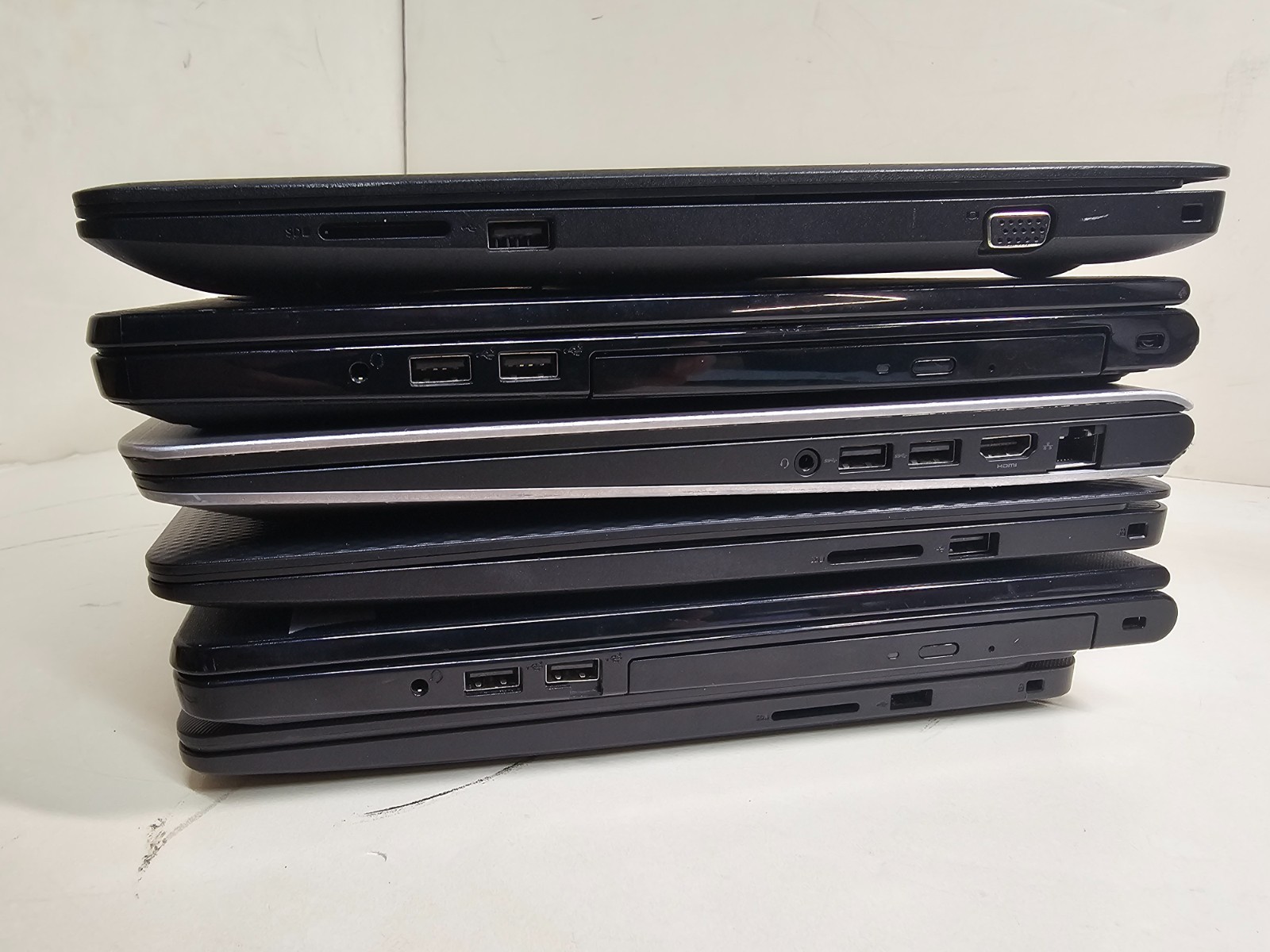 6 Laptop Lot – Dell Assortment Vostro 3500 Inspiron 5566 5545 3585 Latitude 3590