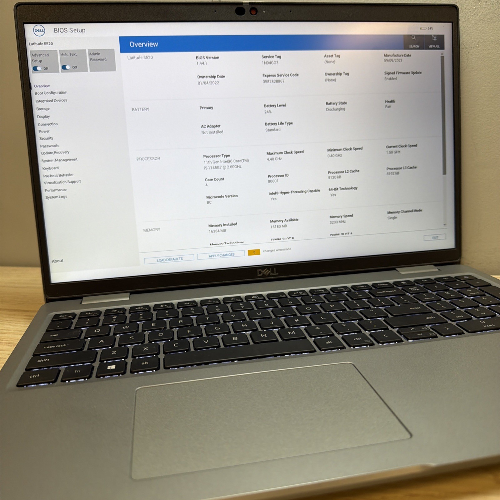 Dell Latitude 5520 i5-1145G7 16GB 512GB SSD 15″ FHD Win11
