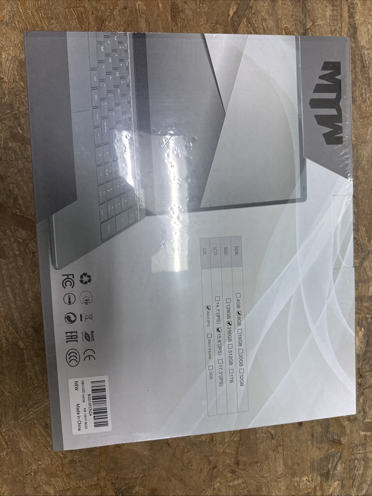 15.6″ Windows 11 Pro Laptop, Intel Celeron 8GB RAM 256GB SSD Full HD Type c