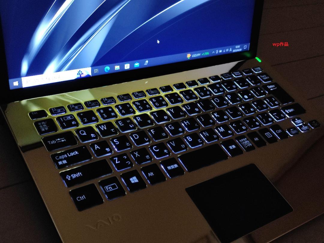 vaio pro PG mirror gold Laptop PC 8G CPU:i5_8250U 256GB Made to order