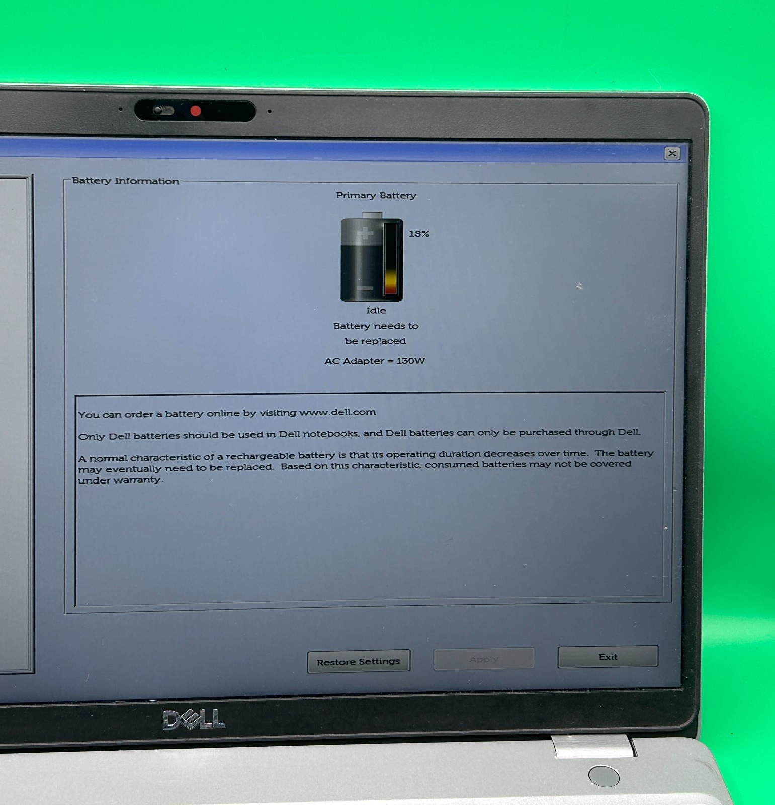 Dell Precision 3551 15.6″ i5-10400H 2.60GHz 8GB RAM No SSD No OS Tested