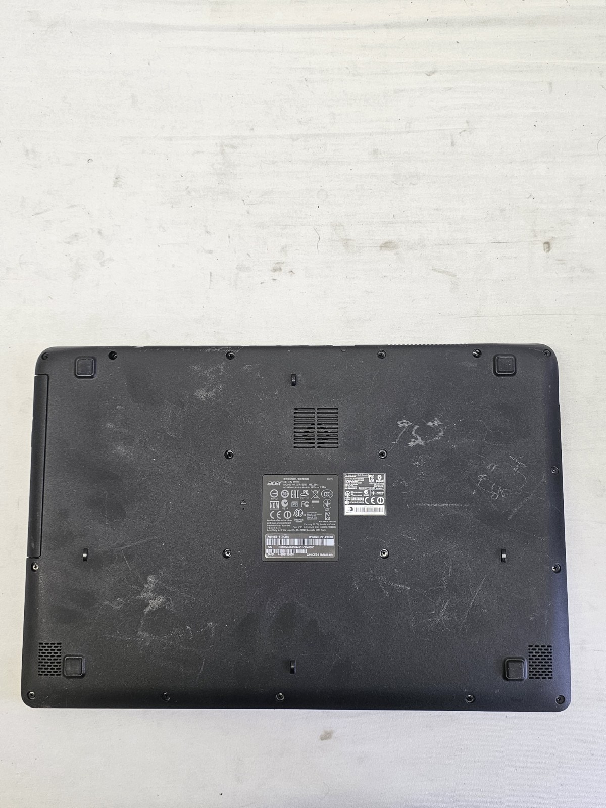 Acer ES1-512-C965 Laptop – Intel Celeron N2840 – 4GB RAM 500GB HDD NO BATT READ
