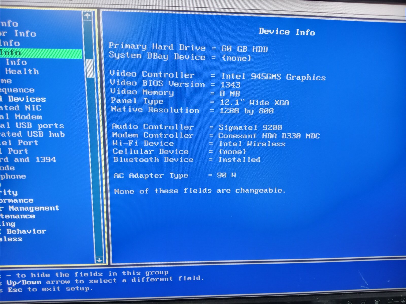 Vintage Dell Latitude D430 Laptop C2D 1.2GHz. 2GB 60GB ***BAD BACKLIGHT AS-IS