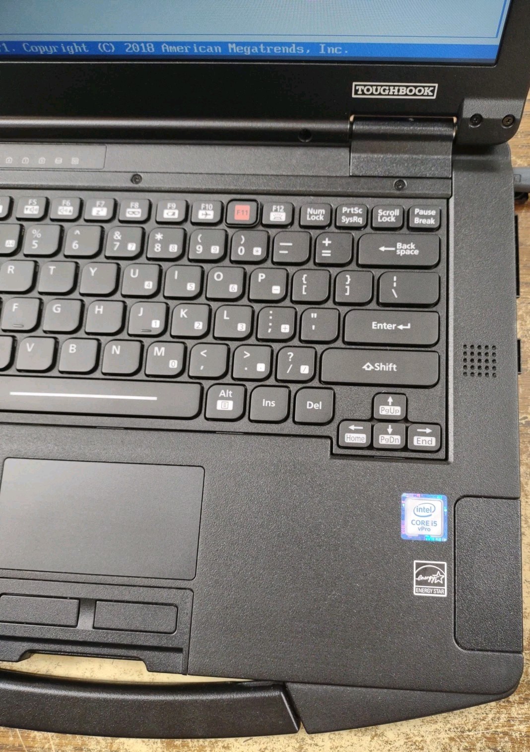 Panasonic ToughBook FZ-55 W/ i5-8365U, 16GB RAM, NO HDD OR HDD COVER. NON TOUCH