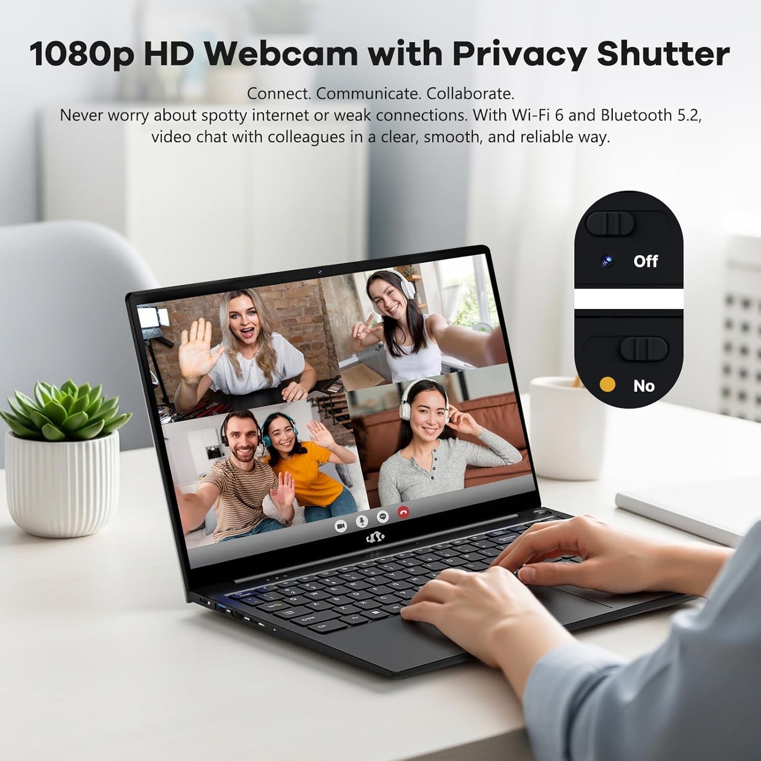 NIMO 15.6″ FHD-IPS-Laptop, Intel i5-12450H 8 Cores 8GB RAM 512GB SSD 100W Type-C