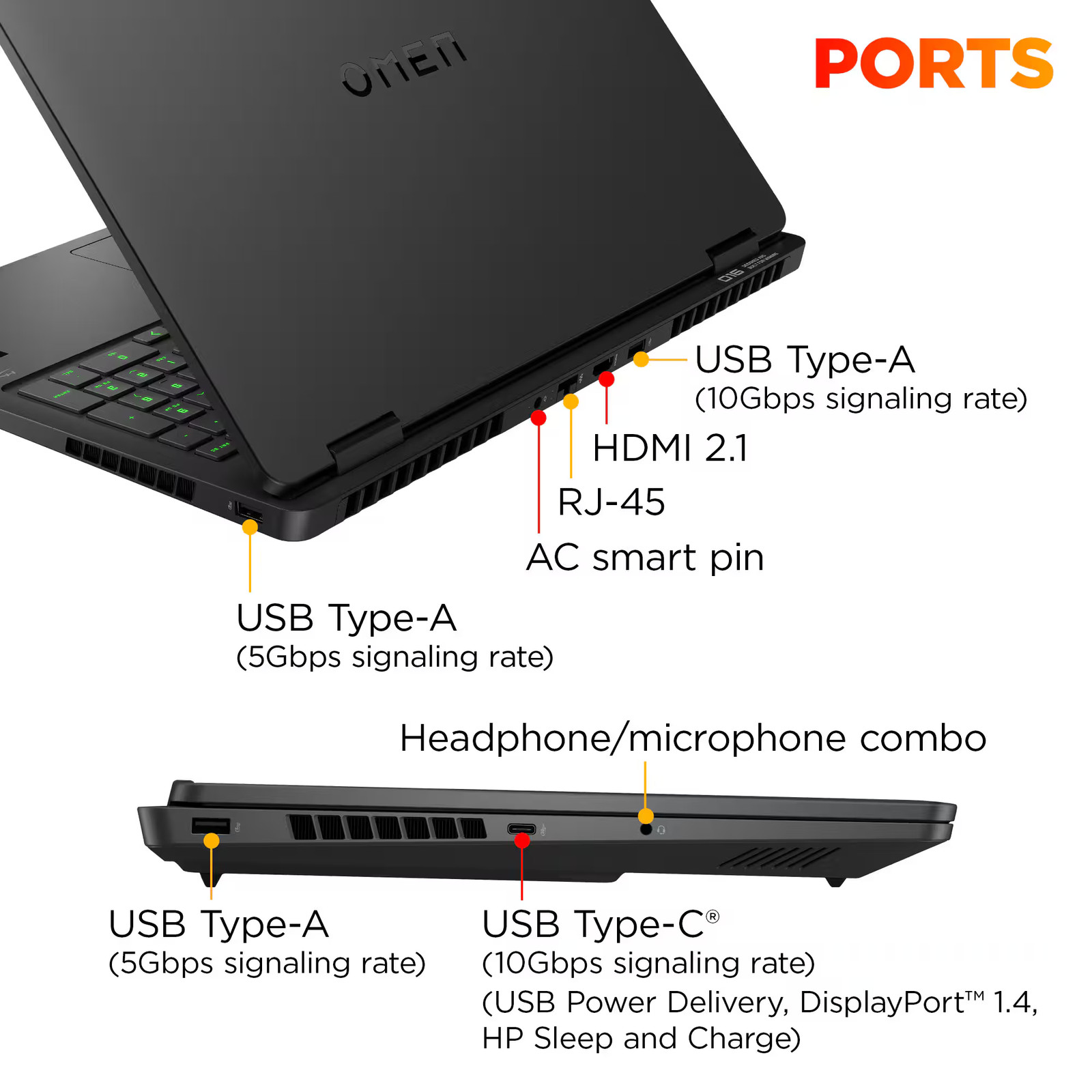 HP OMEN – 16″ 2K 144Hz Gaming Laptop – AMD Ryzen 9 8940HX – 32GB DDR5 Memory …