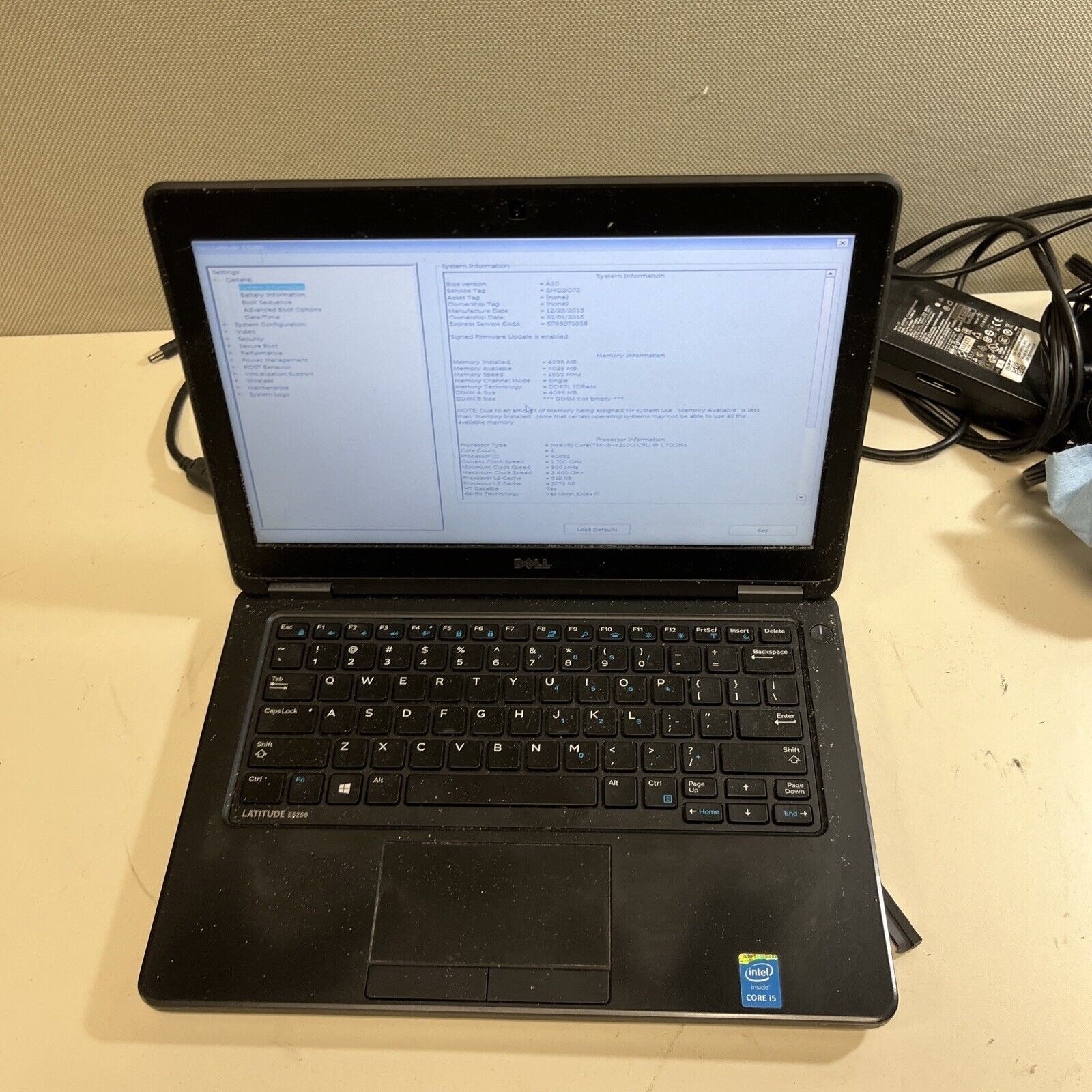 Dell E5250 i5-4210U@1.7GHZ 16GB/500GB SSD Battery&Charger,Wn11Pro,Off2024Pro