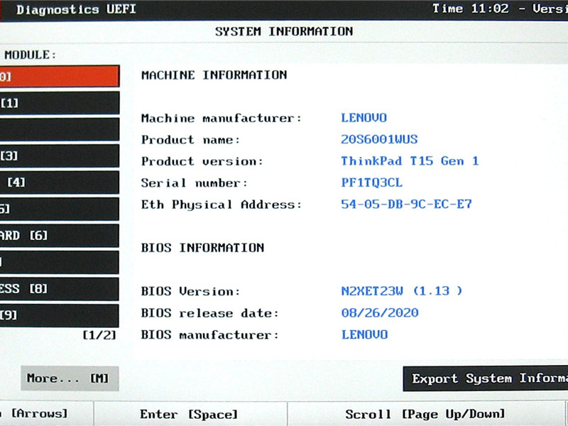 Lenovo ThinkPad T15 Gen 1 Laptop i7-10610U 1.8GHz 16GB 256GB Win10 COA Grade C
