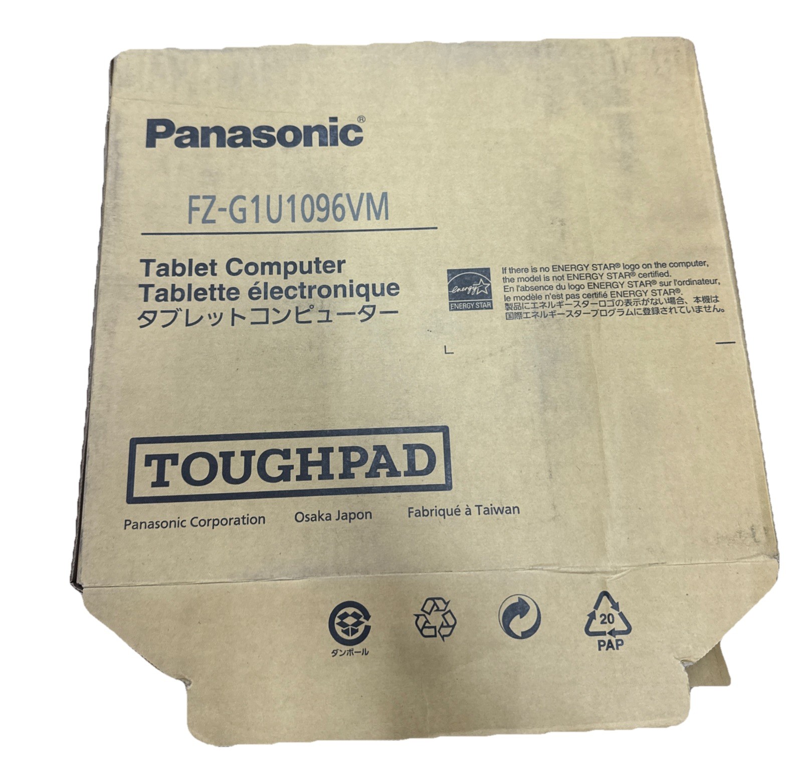 Panasonic FZ-G1U1096VM Tablet Computer ToughPad