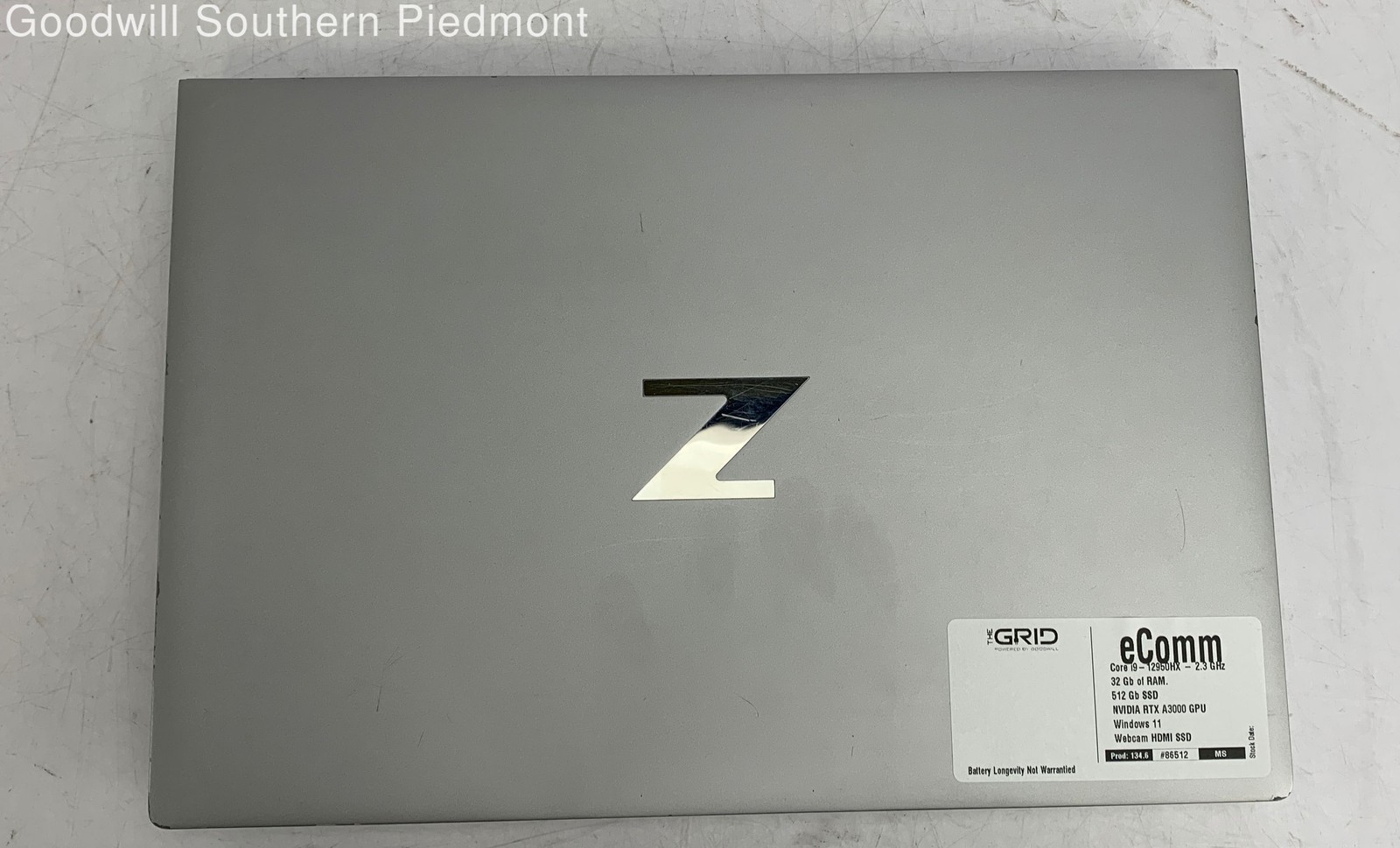 HP ZBook Fury 16 G9 Intel Core i9-12950HX 32GB RAM 512GB SSD Win 11 RTX A3000