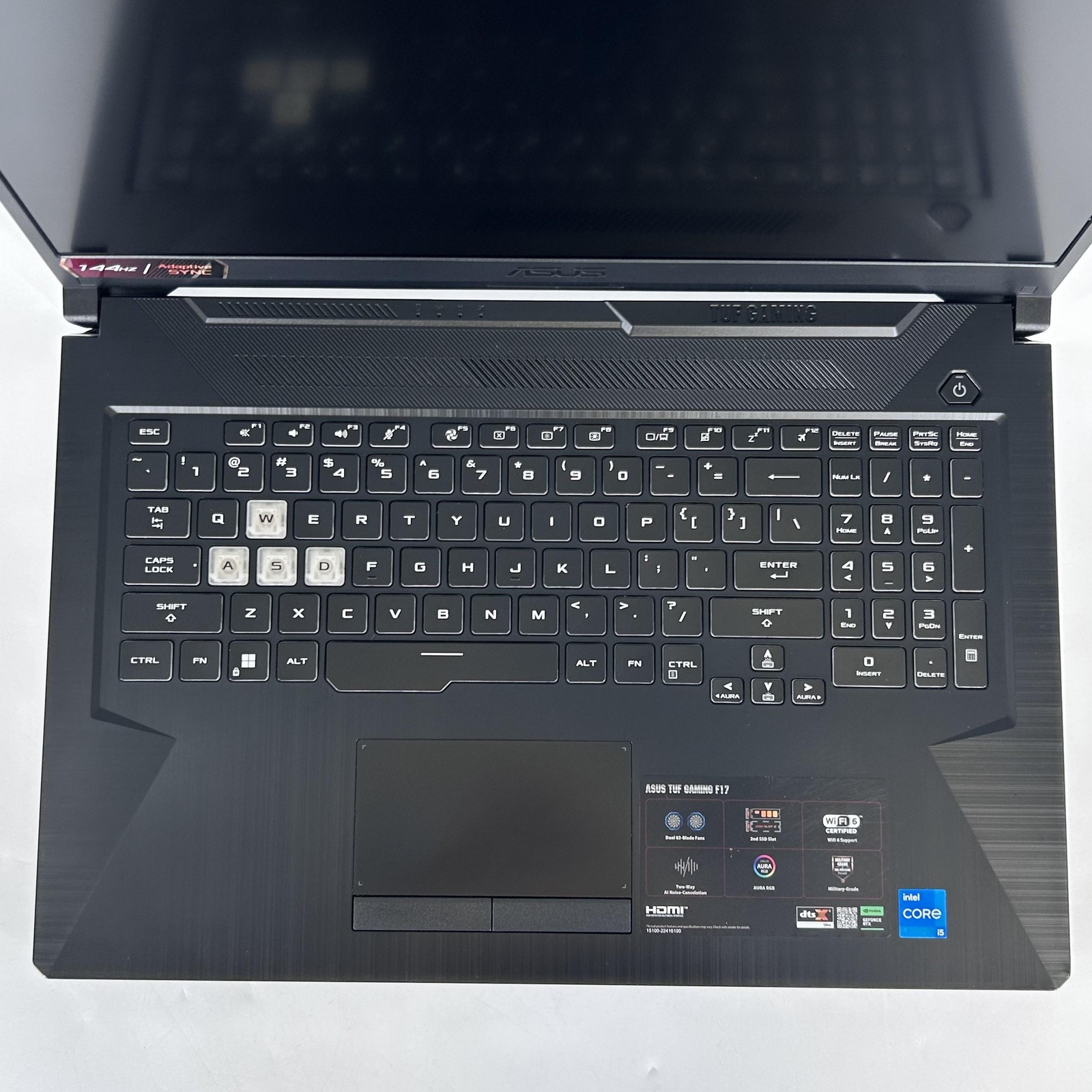 Asus TUF F17 17.3 FHD i5-11400H 2.70GHz 8GB 512GB SSD NVIDIA RTX 2050 Very Good