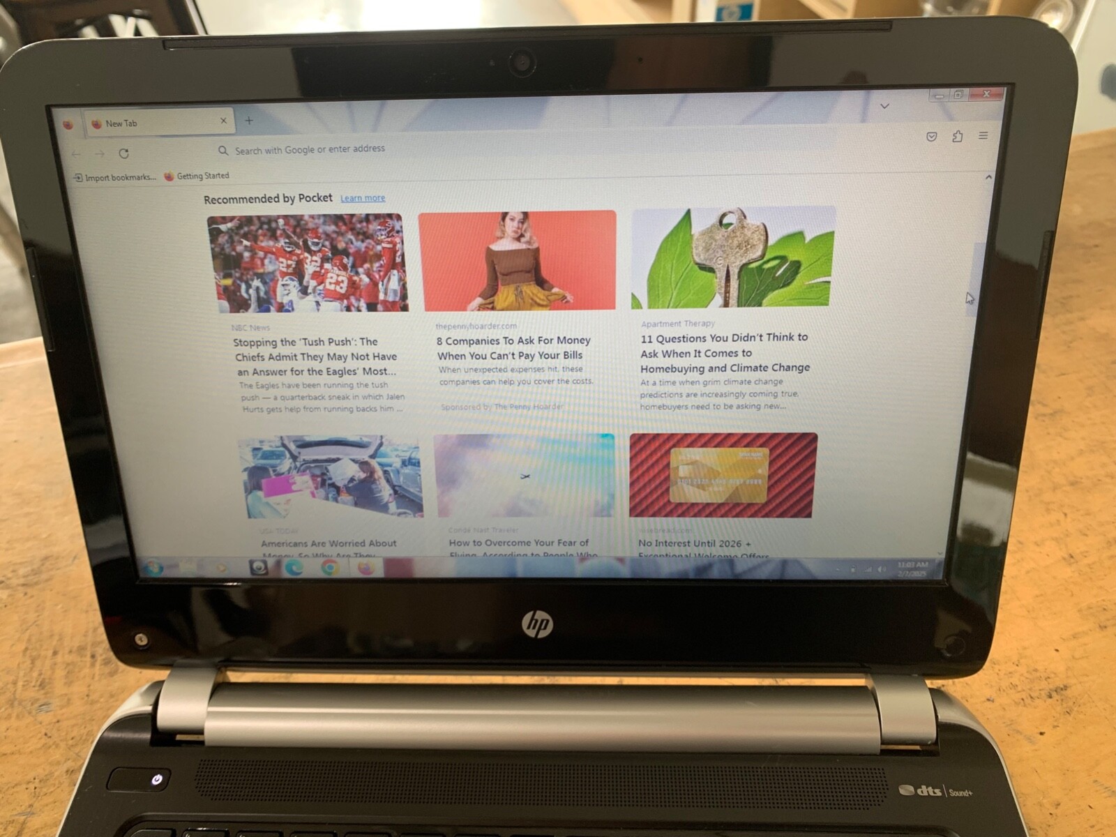 HP 215 G1 AMD A4-1258 APU 4GB 320GB HDD Windows 7 Pro Laptop