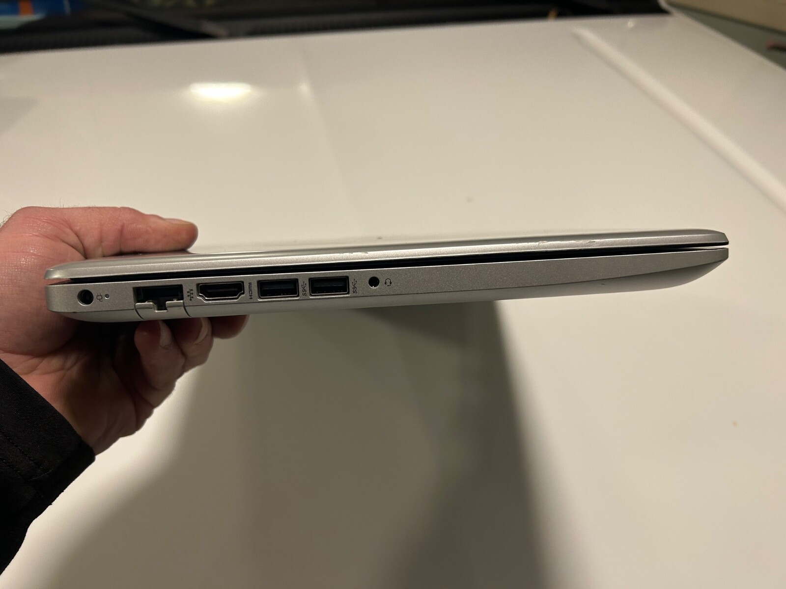 hp laptop touchscreen 15-da0xxx 7th gen i5 silver gently used